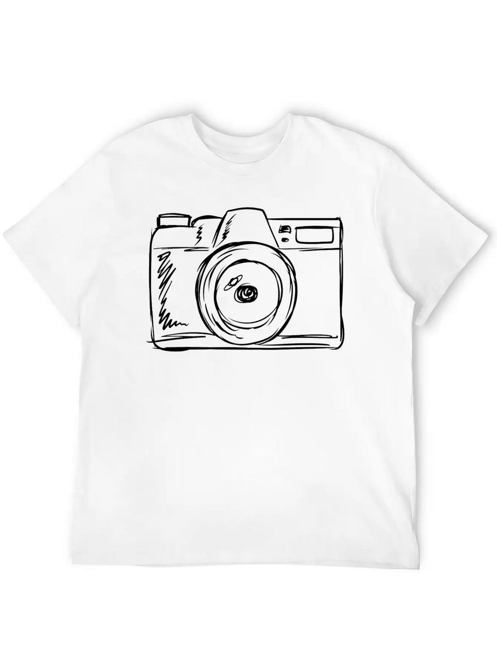 Photographer Camera Photography Breathable Soft Cotton T-Shirt – Timeless Casual Look