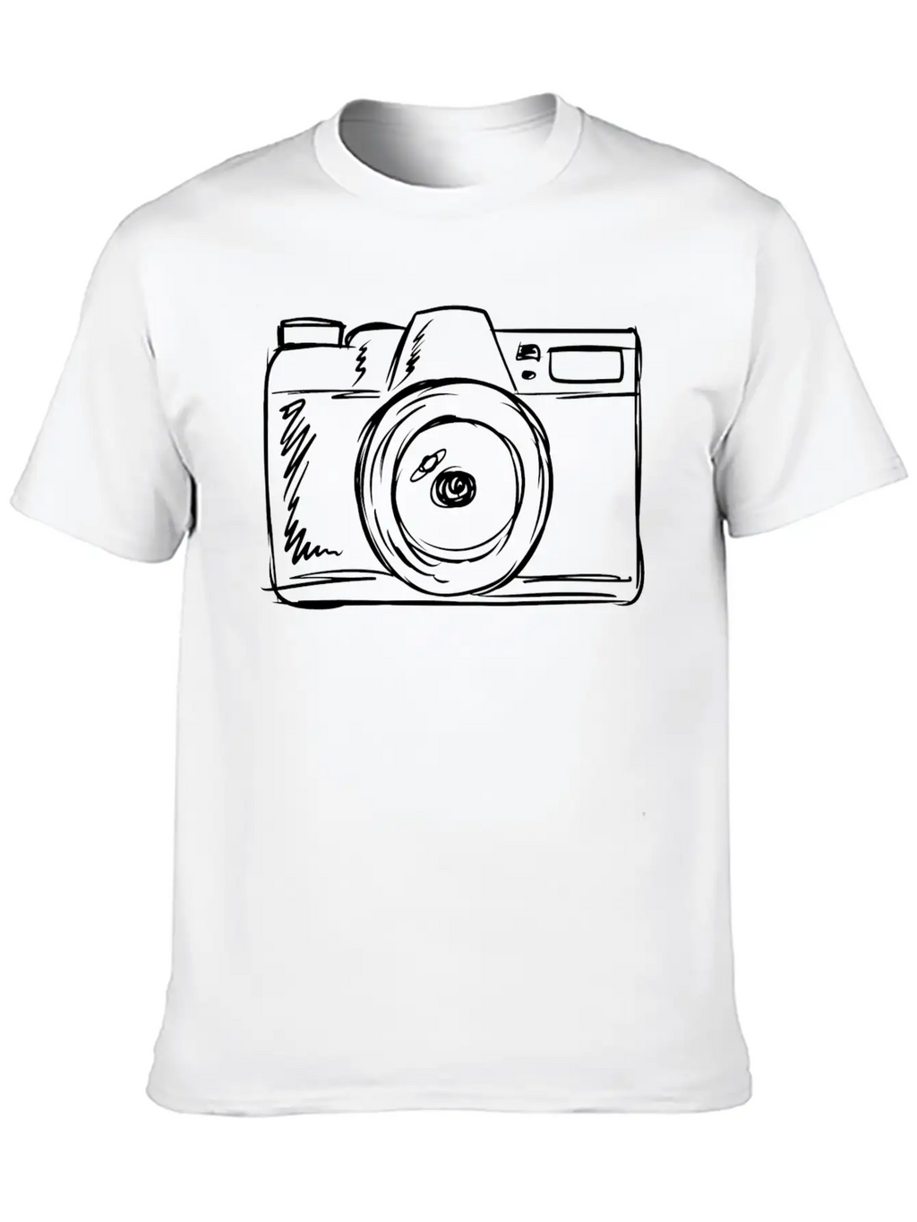 Photographer Camera Photography Breathable Soft Cotton T-Shirt – Timeless Casual Look