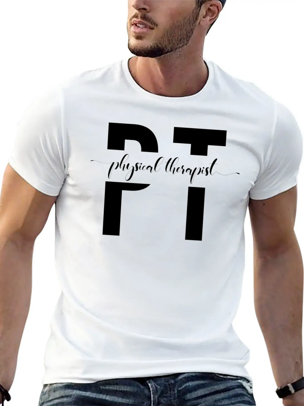 Physical Therapist Physical Therapy Stylish Everyday T-Shirt – Unisex Basic Cotton Tee