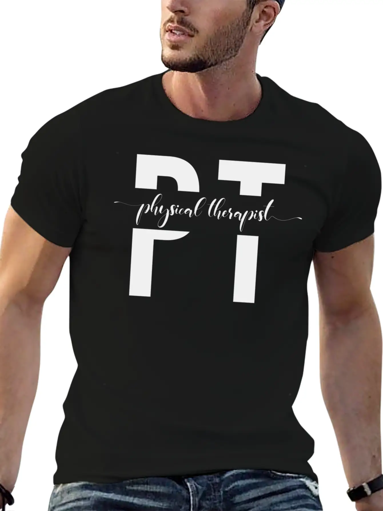 Physical Therapist Physical Therapy Stylish Everyday T-Shirt – Unisex Basic Cotton Tee