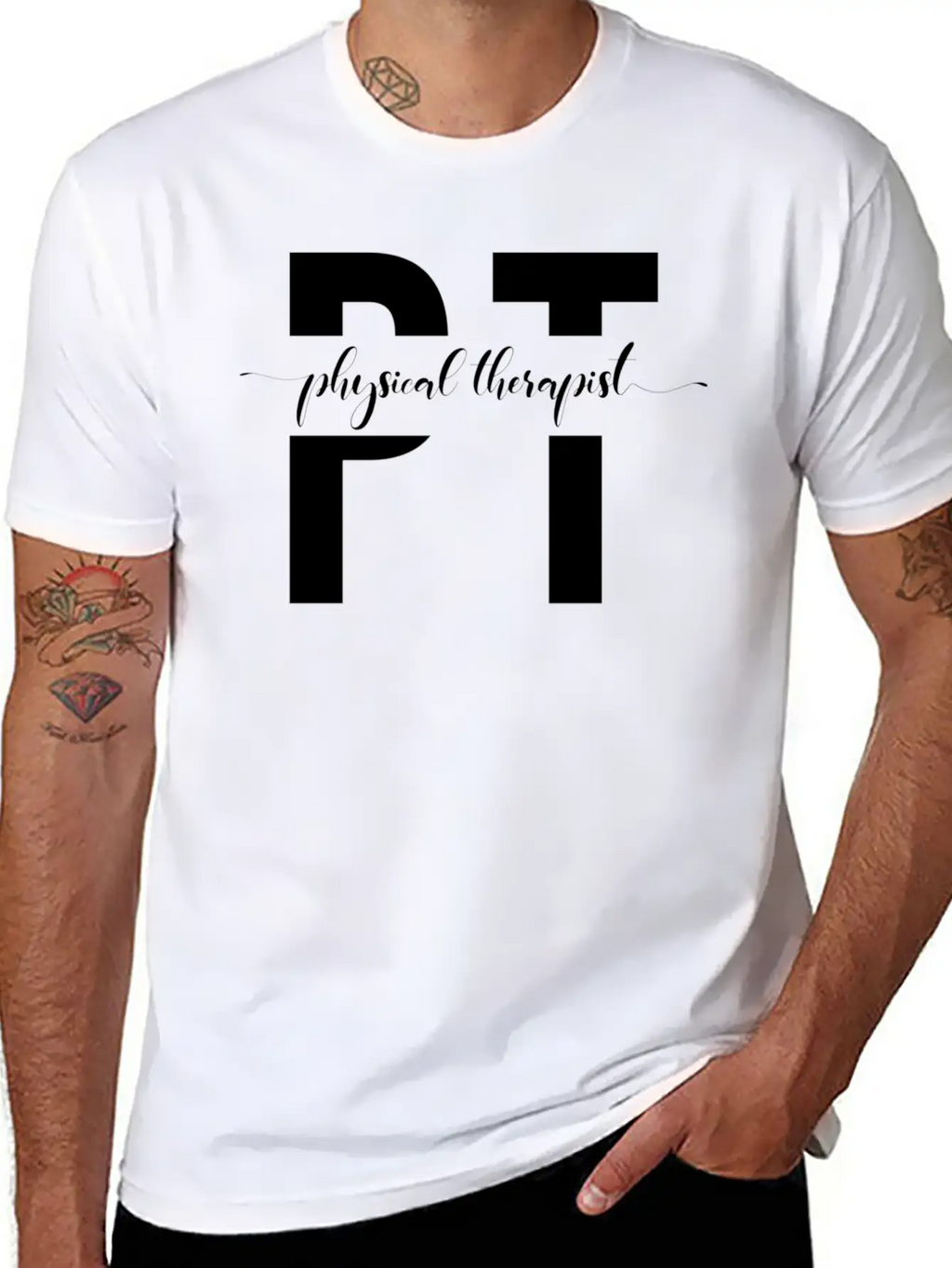 Physical Therapist Physical Therapy Stylish Everyday T-Shirt – Unisex Basic Cotton Tee