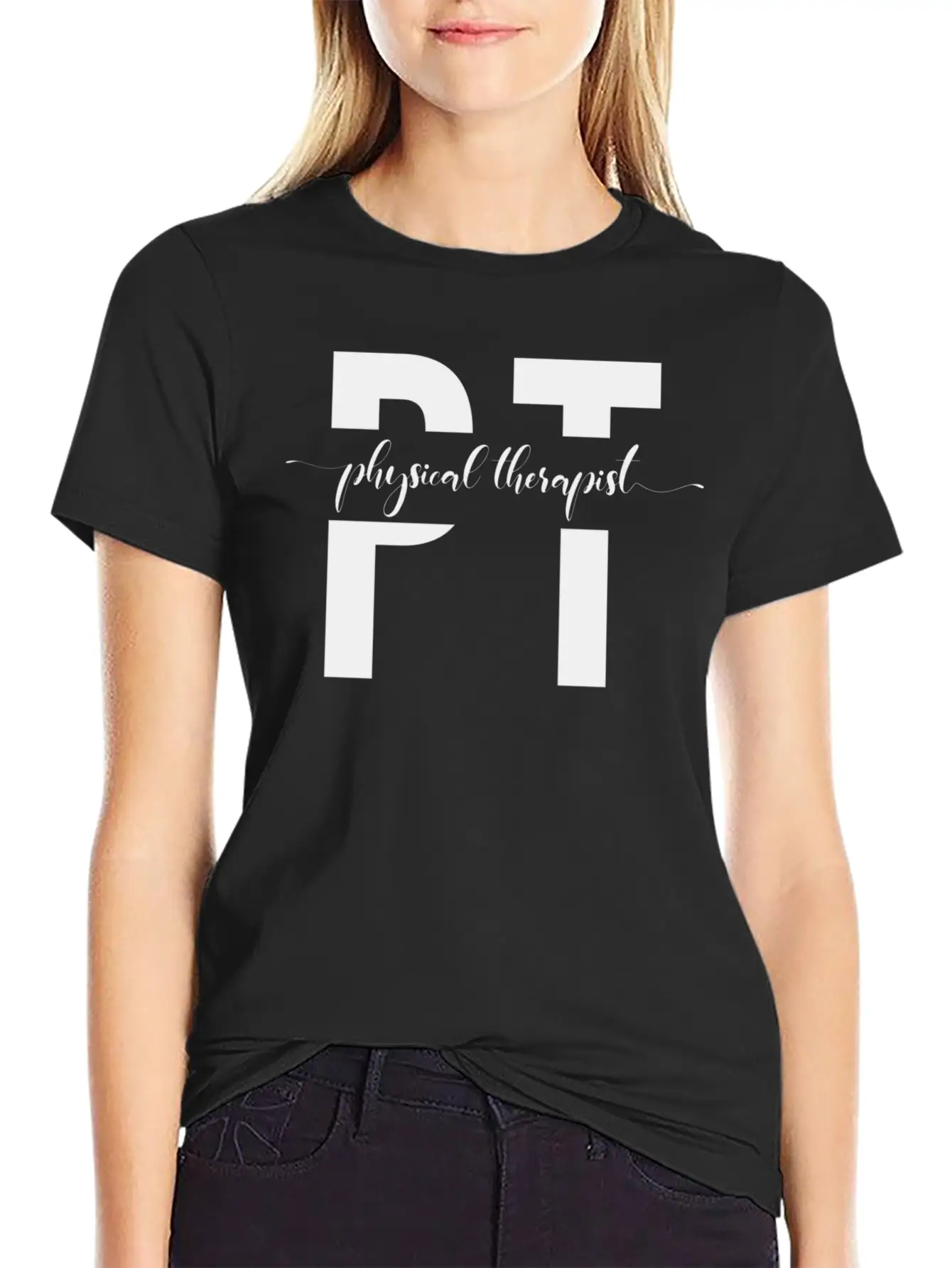 Physical Therapist Physical Therapy Stylish Everyday T-Shirt – Unisex Basic Cotton Tee