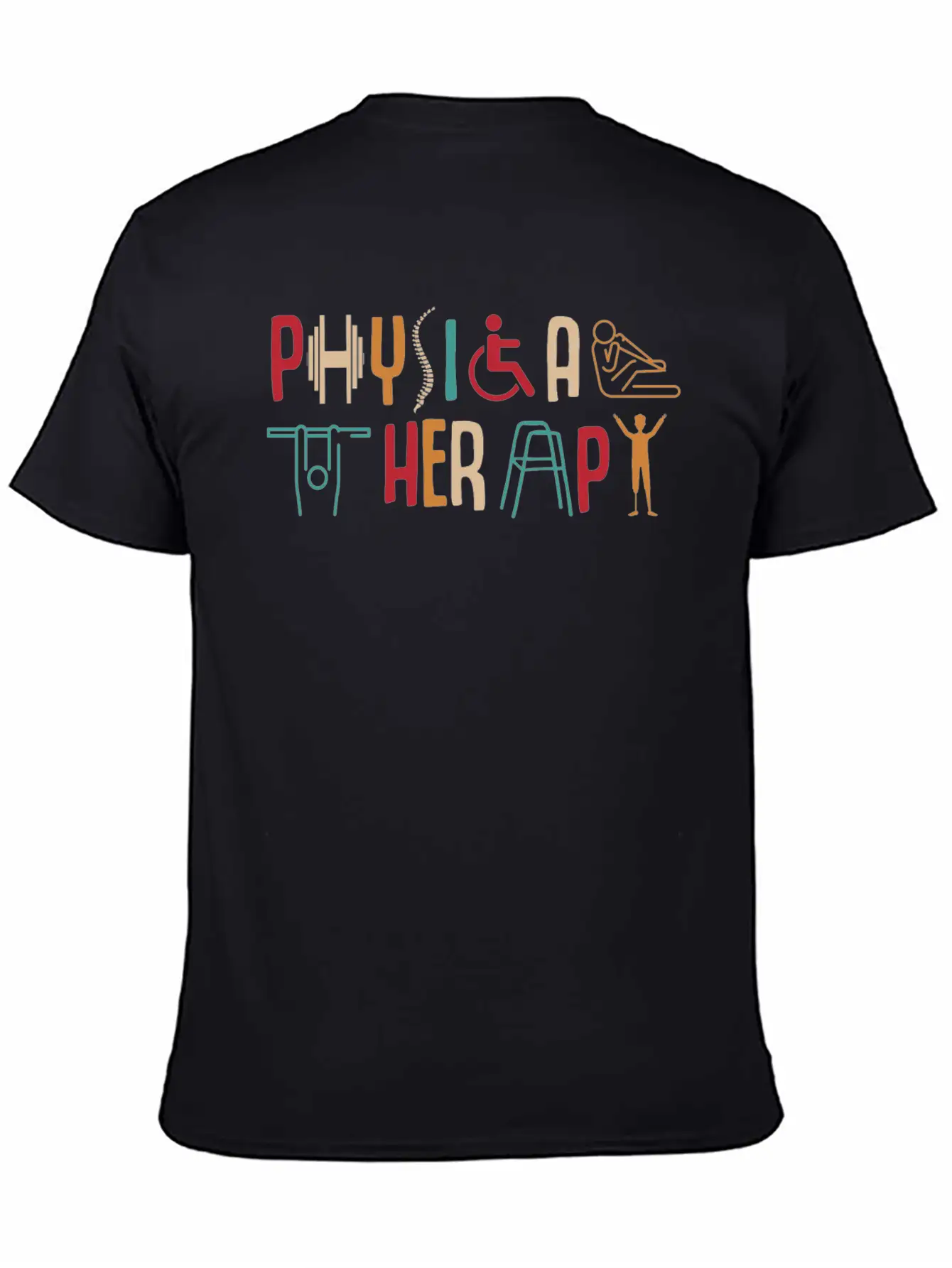 Physical Therapy Unisex Short Sleeve Soft Cotton T-Shirt – Casual Everyday Wear