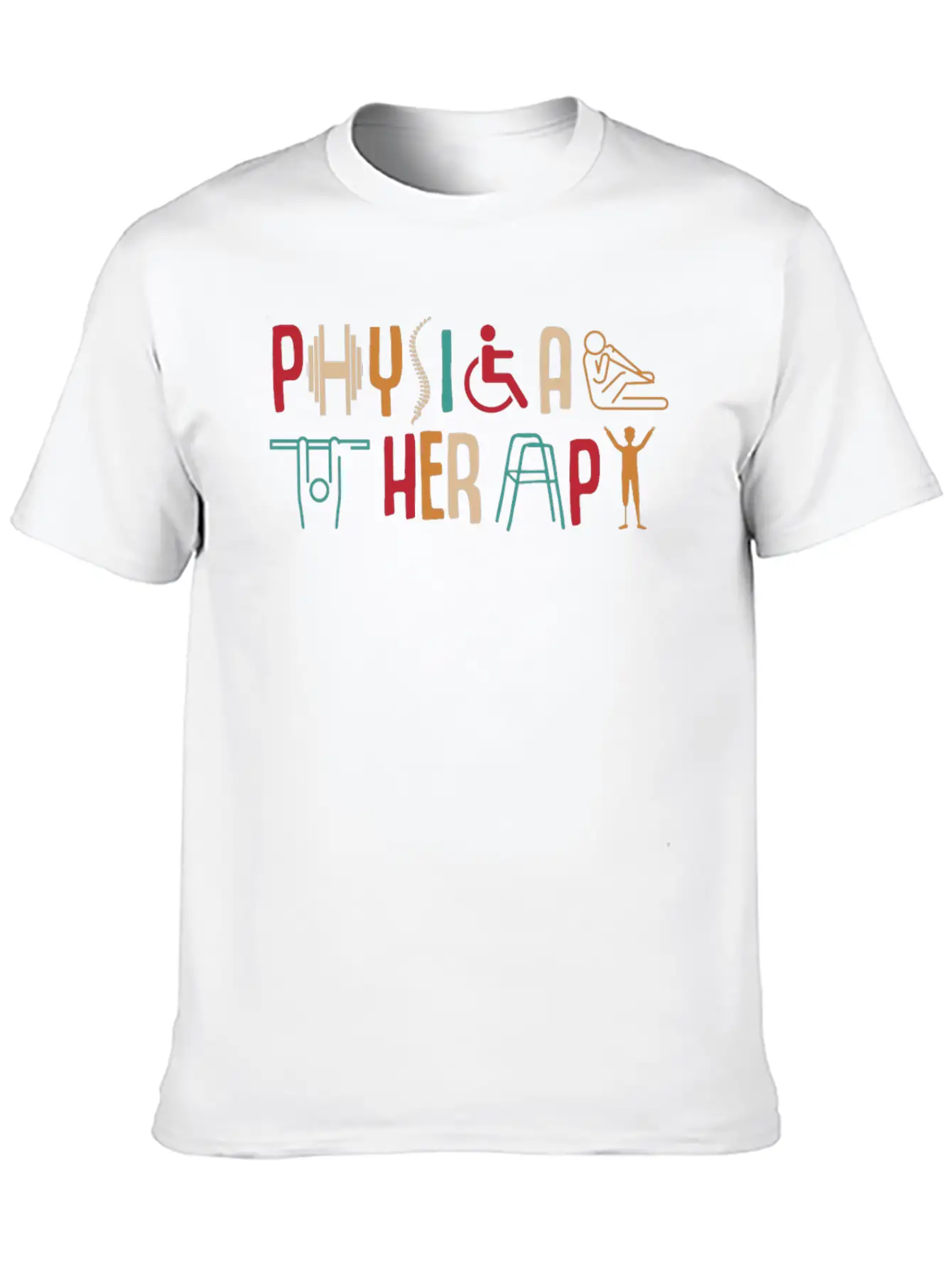 Physical Therapy Unisex Short Sleeve Soft Cotton T-Shirt – Casual Everyday Wear