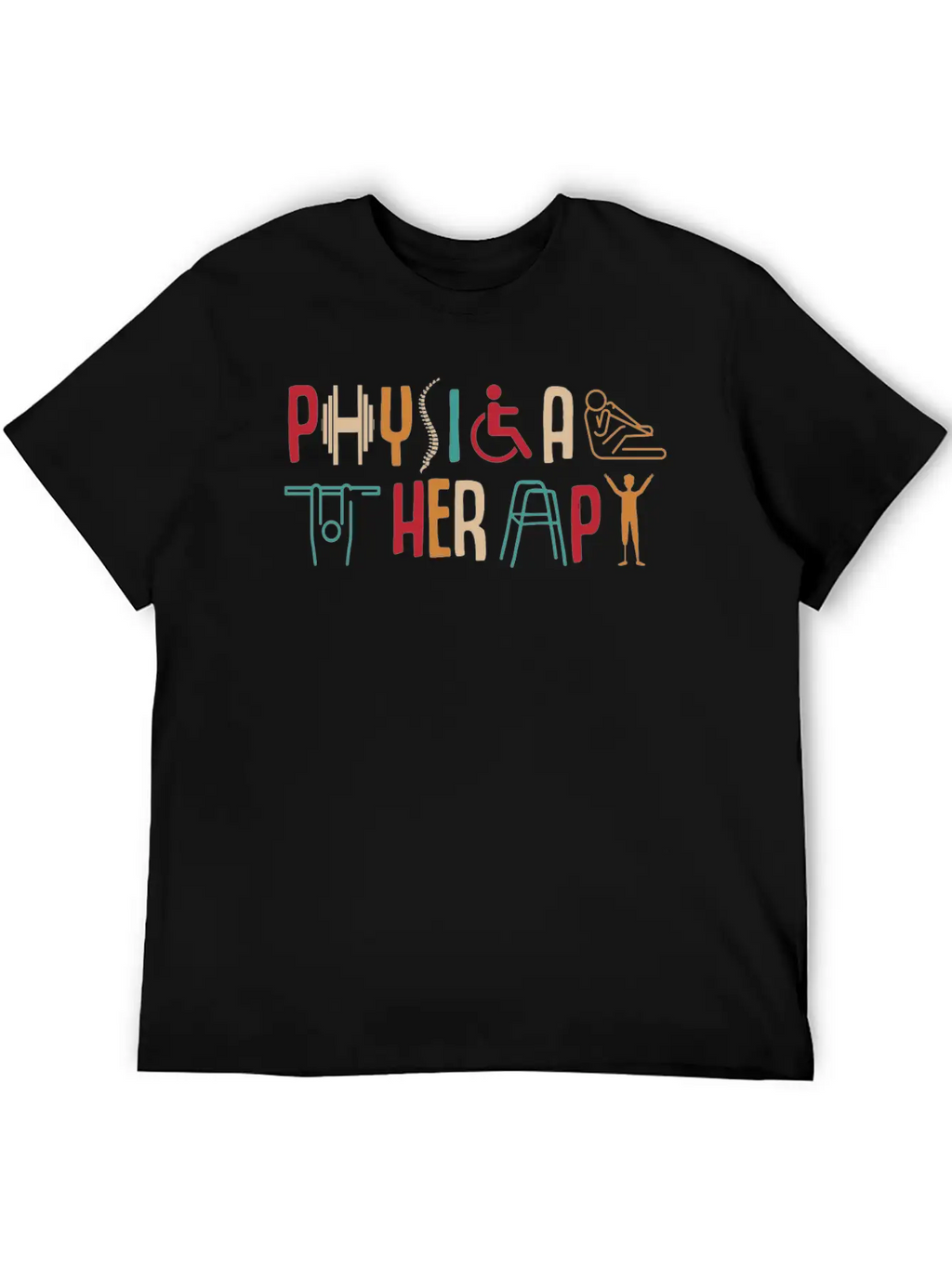 Physical Therapy Unisex Short Sleeve Soft Cotton T-Shirt – Casual Everyday Wear