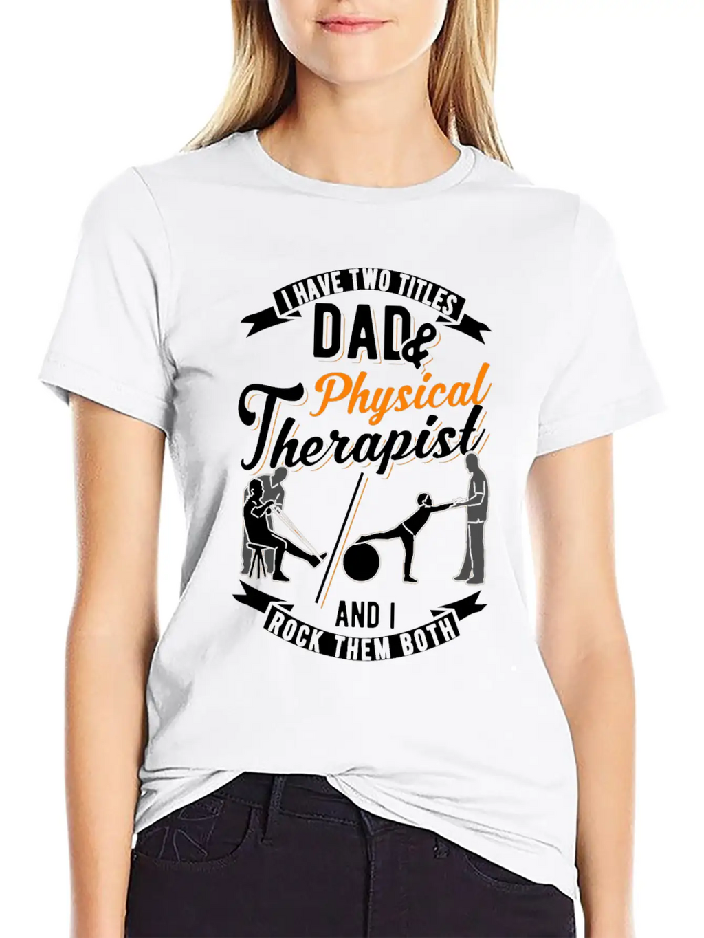 Physiotherapist Father Physiotherapy Papa Physio Casual Graphic T-Shirt – Simple And Comfortable Daily Wear
