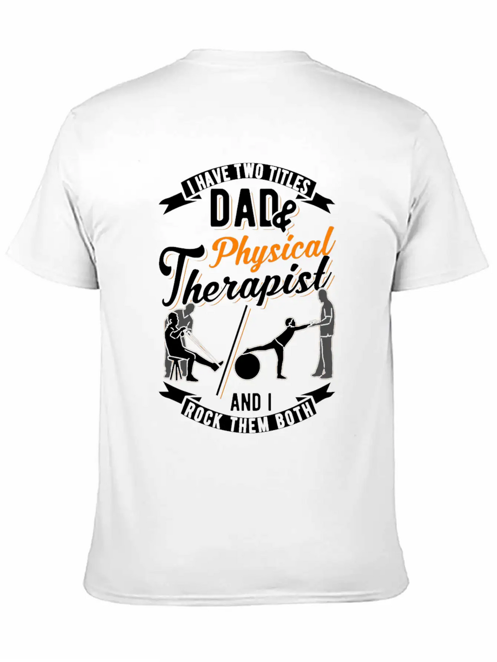Physiotherapist Father Physiotherapy Papa Physio Casual Graphic T-Shirt – Simple And Comfortable Daily Wear
