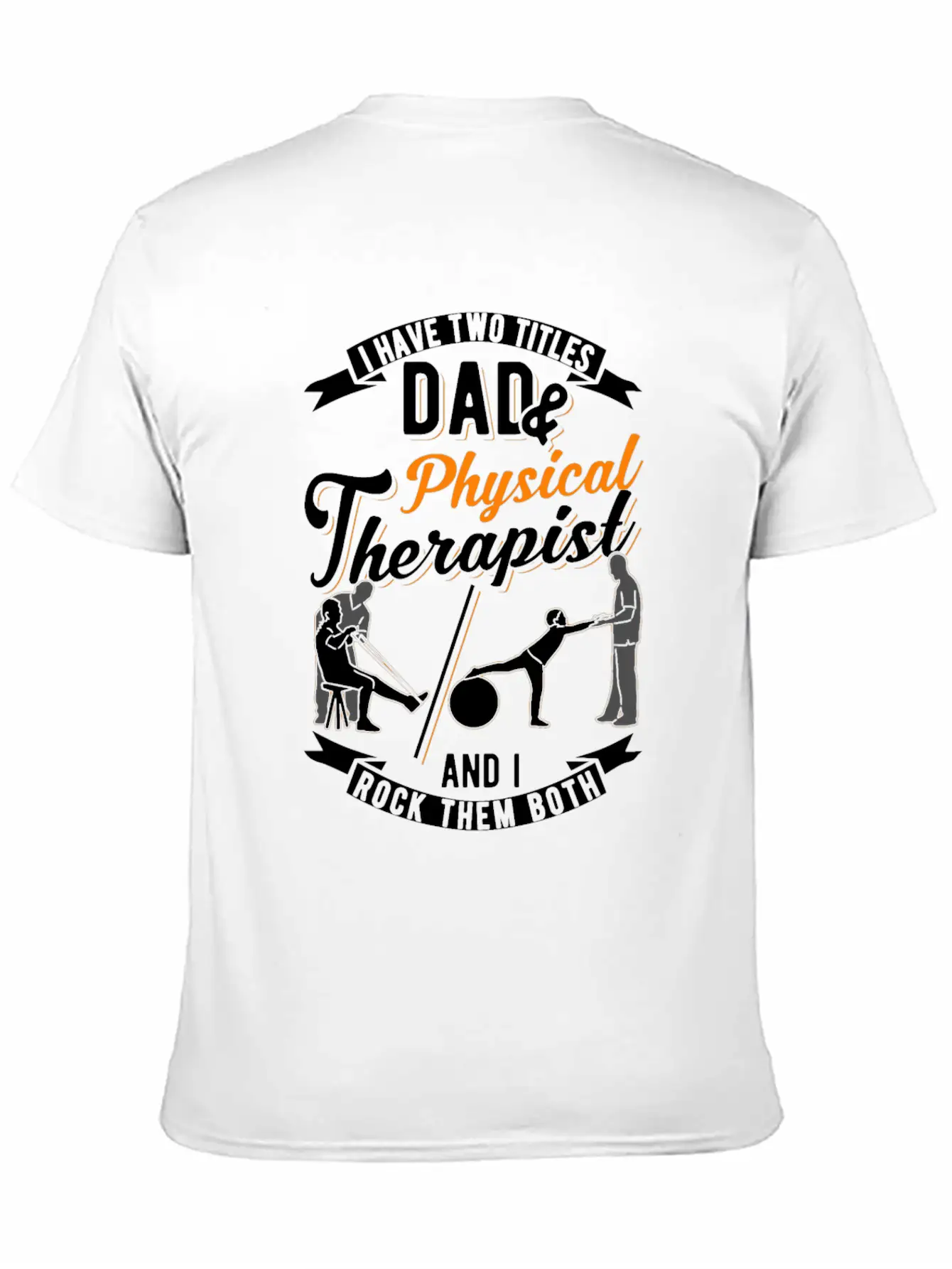 Physiotherapist Father Physiotherapy Papa Physio Casual Graphic T-Shirt – Simple And Comfortable Daily Wear