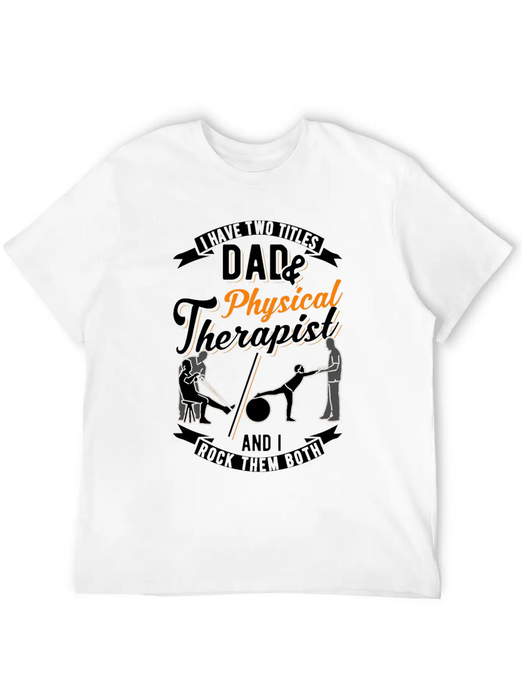 Physiotherapist Father Physiotherapy Papa Physio Casual Graphic T-Shirt – Simple And Comfortable Daily Wear