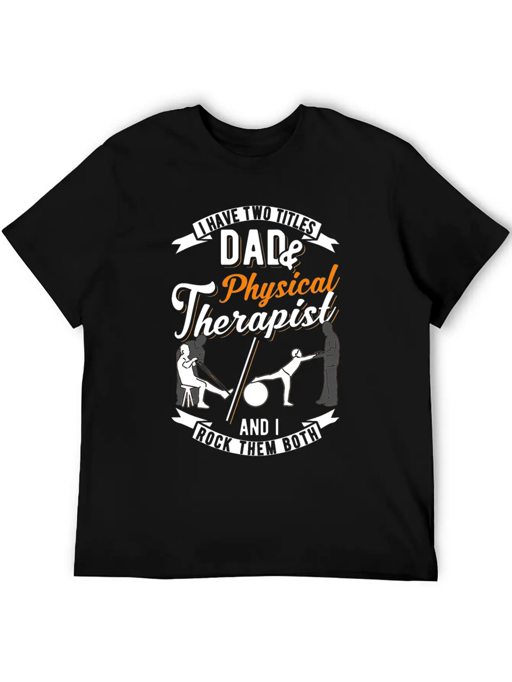 Physiotherapist Father Physiotherapy Papa Physio Casual Graphic T-Shirt – Simple And Comfortable Daily Wear