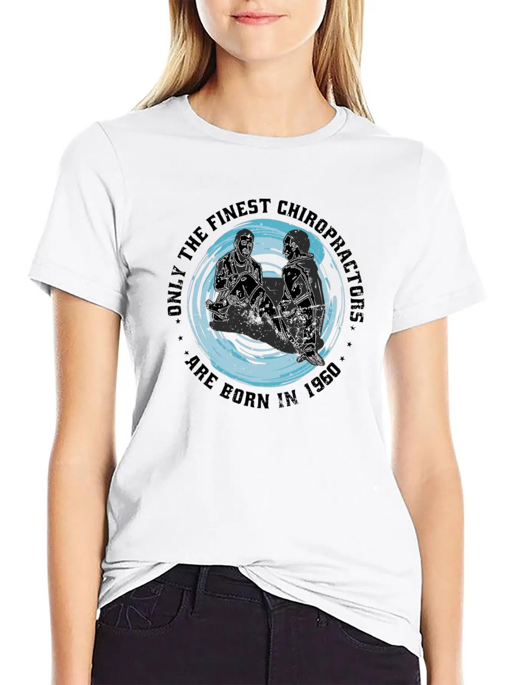 Physiotherapy Born In 1960 Vintage Birthday Casual Graphic T-Shirt – Simple And Comfortable Daily Wear