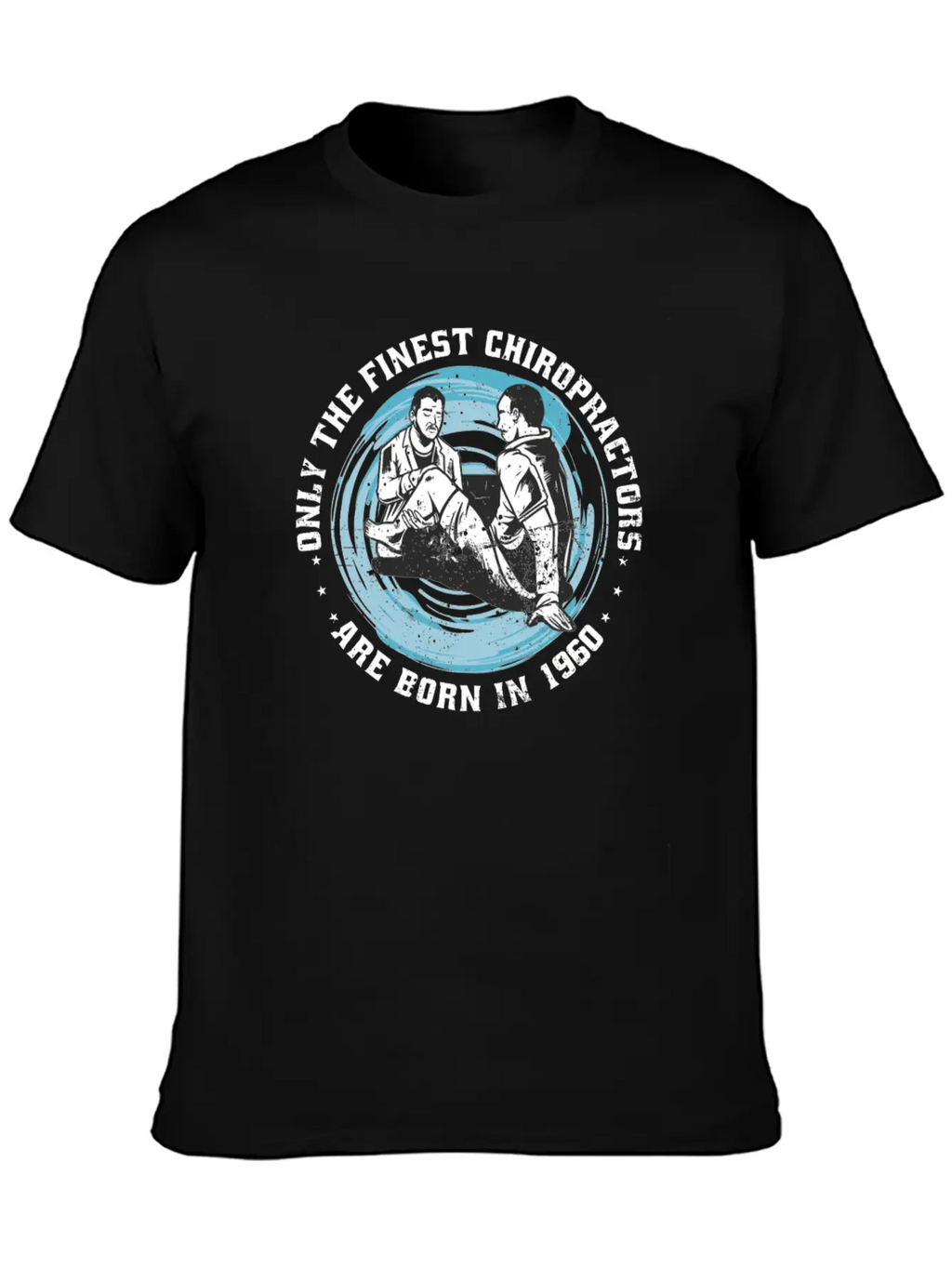 Physiotherapy Born In 1960 Vintage Birthday Casual Graphic T-Shirt – Simple And Comfortable Daily Wear