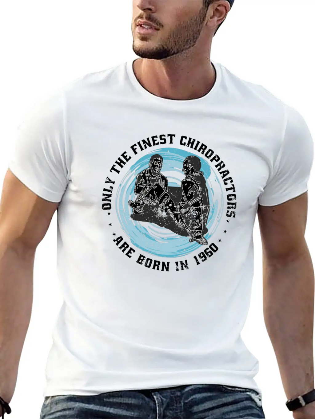 Physiotherapy Born In 1960 Vintage Birthday Casual Graphic T-Shirt – Simple And Comfortable Daily Wear