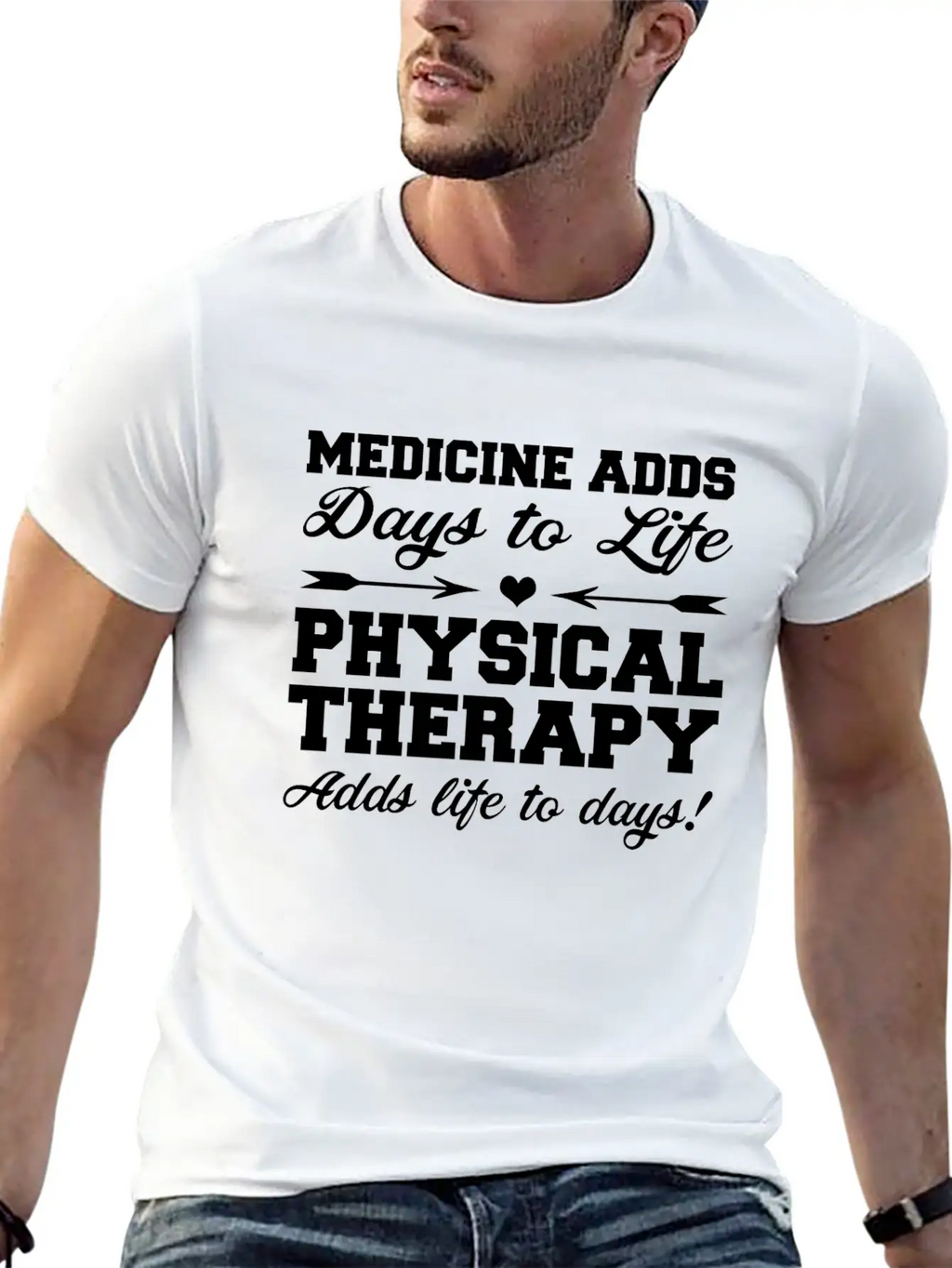 Physiotherapy Physiotherapist Gift Saying Funny Unisex Short Sleeve Soft Cotton T-Shirt – Casual Everyday Wear
