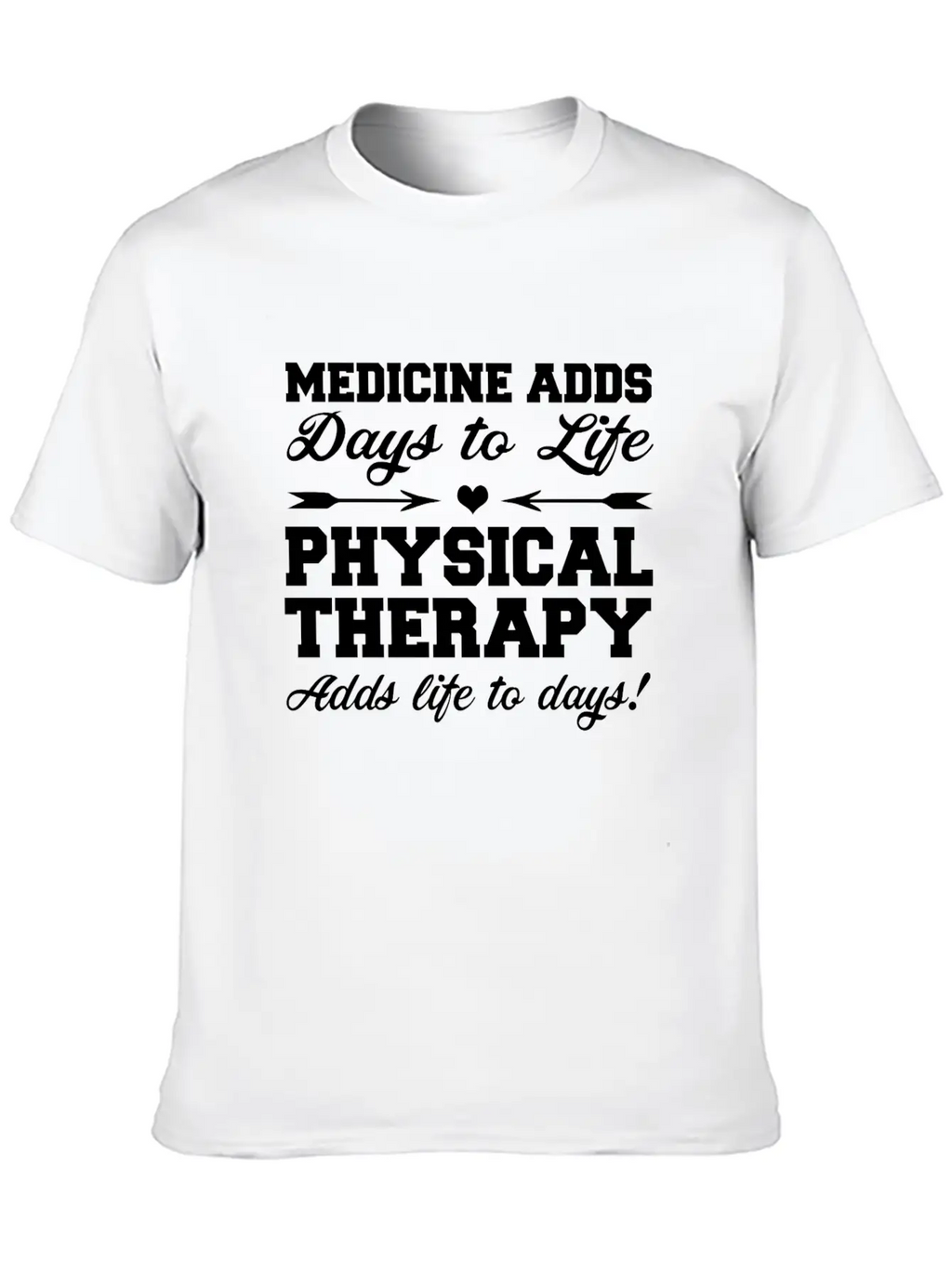 Physiotherapy Physiotherapist Gift Saying Funny Unisex Short Sleeve Soft Cotton T-Shirt – Casual Everyday Wear