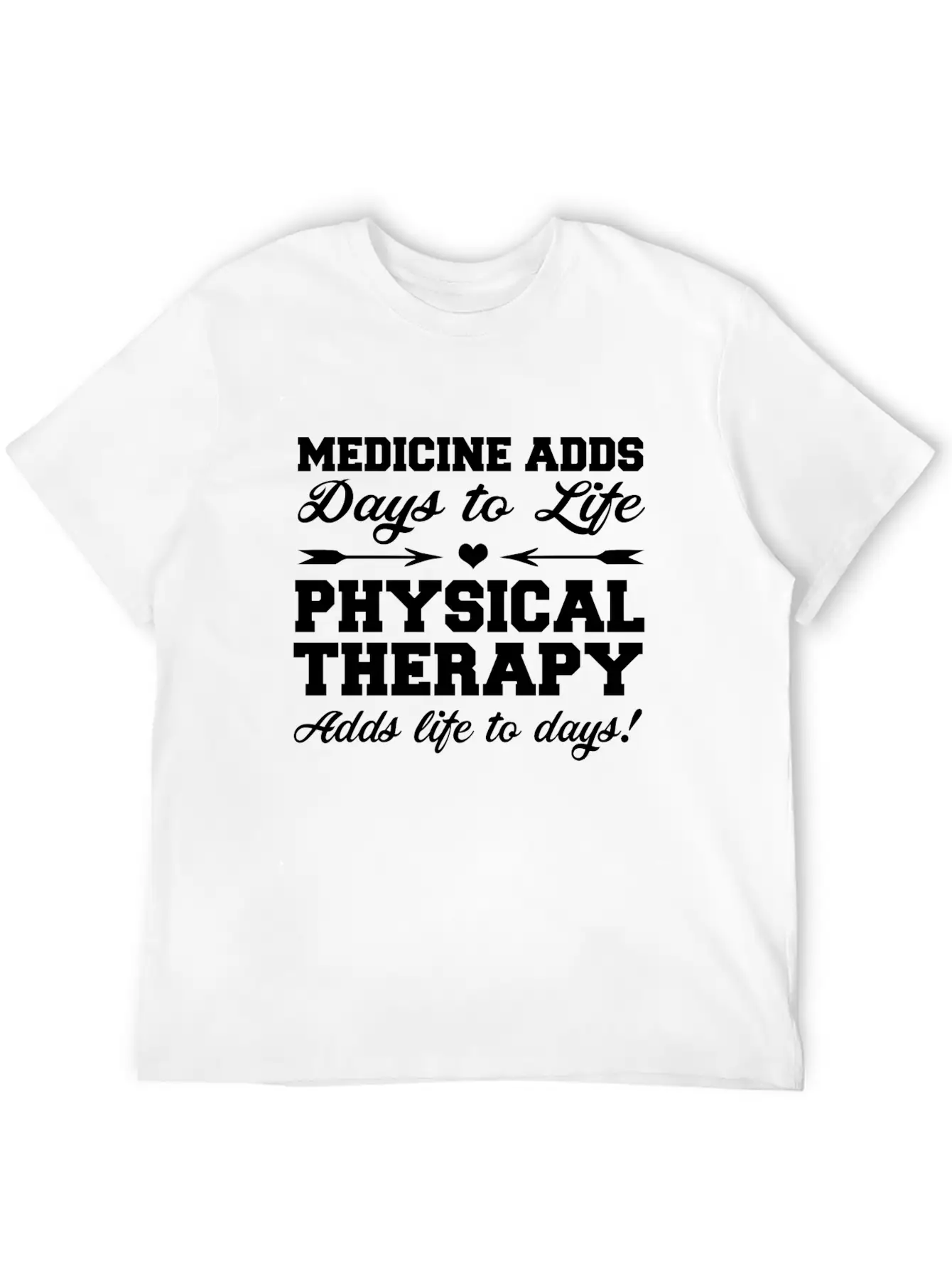Physiotherapy Physiotherapist Gift Saying Funny Unisex Short Sleeve Soft Cotton T-Shirt – Casual Everyday Wear