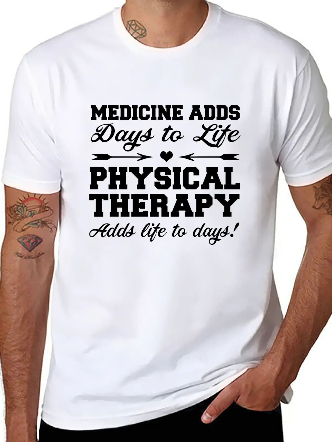 Physiotherapy Physiotherapist Gift Saying Funny Unisex Short Sleeve Soft Cotton T-Shirt – Casual Everyday Wear
