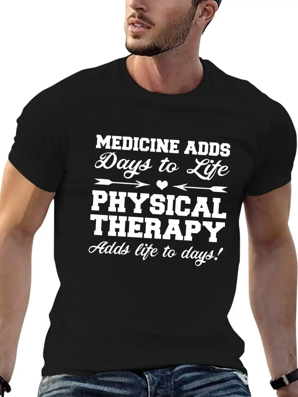 Physiotherapy Physiotherapist Gift Saying Funny Unisex Short Sleeve Soft Cotton T-Shirt – Casual Everyday Wear