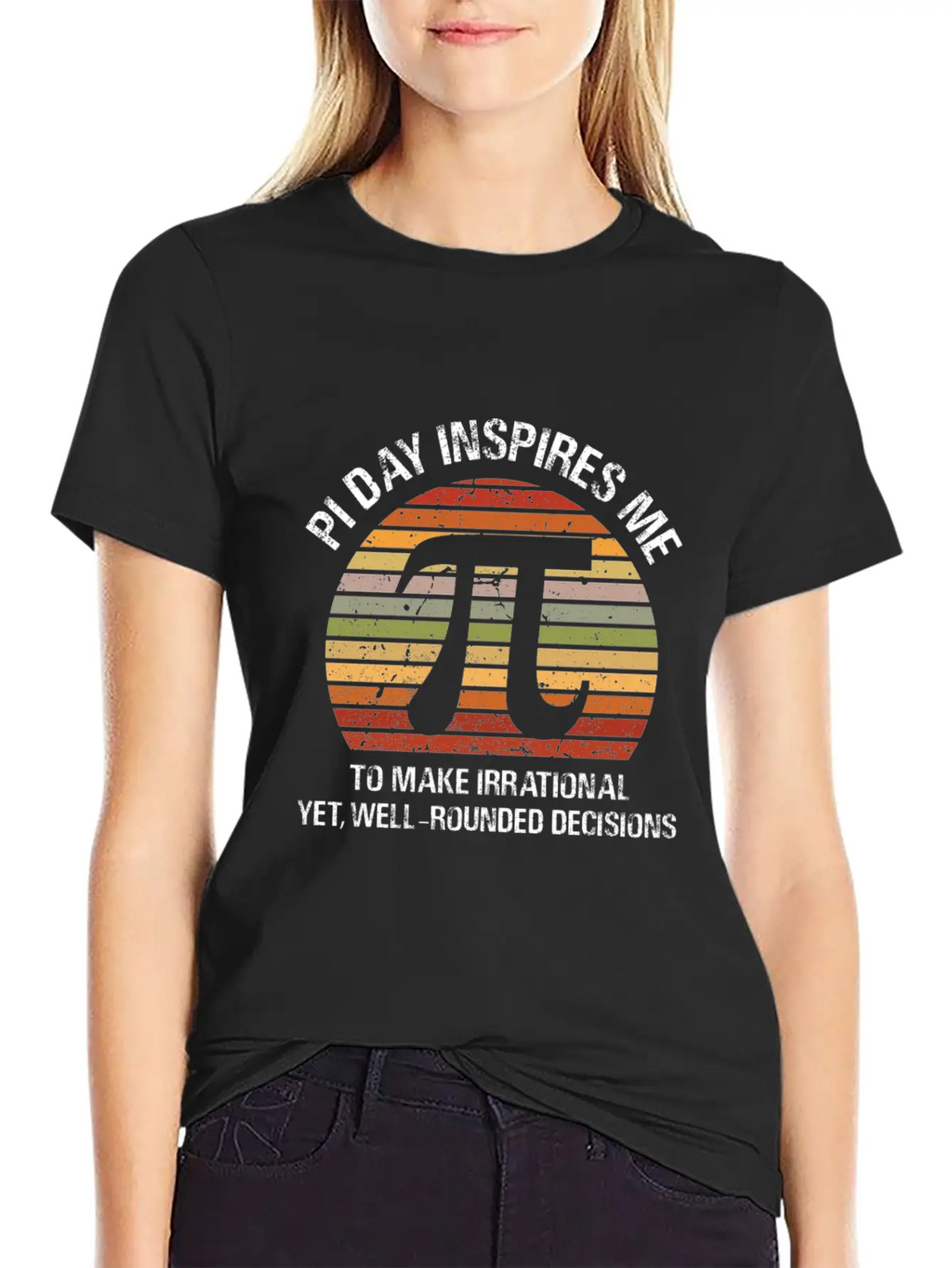 Pi Day Inspires Me Casual Graphic T-Shirt – Simple And Comfortable Daily Wear