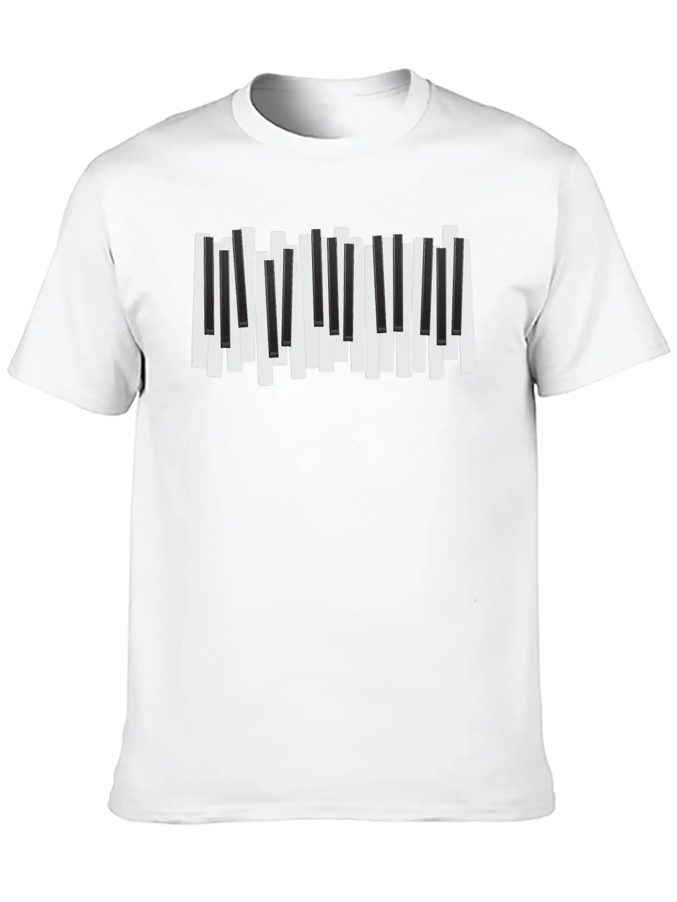 Pianist - Piano Keys Unisex Casual T-Shirt – Clean Design For Daily Comfort