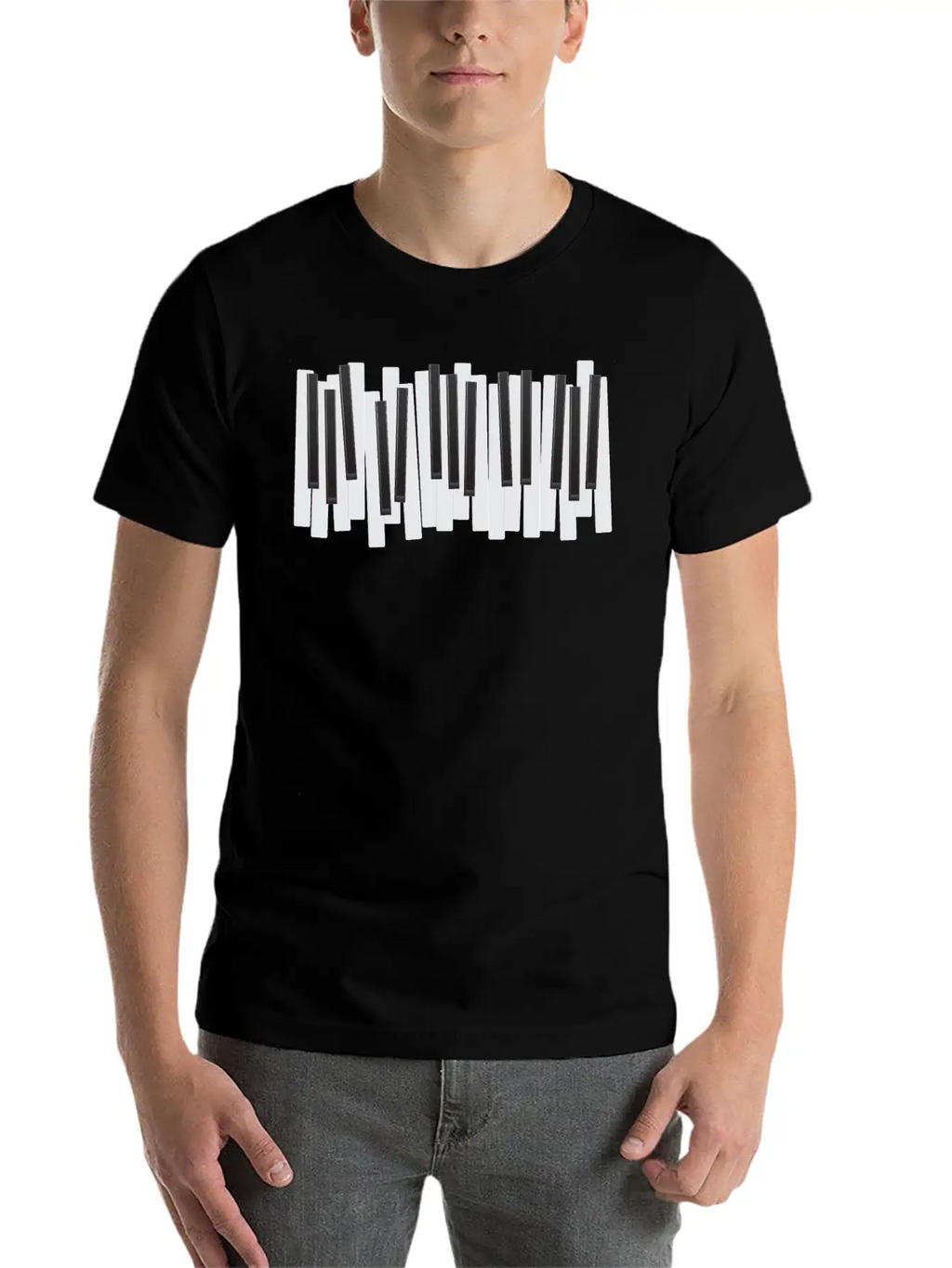 Pianist - Piano Keys Unisex Casual T-Shirt – Clean Design For Daily Comfort