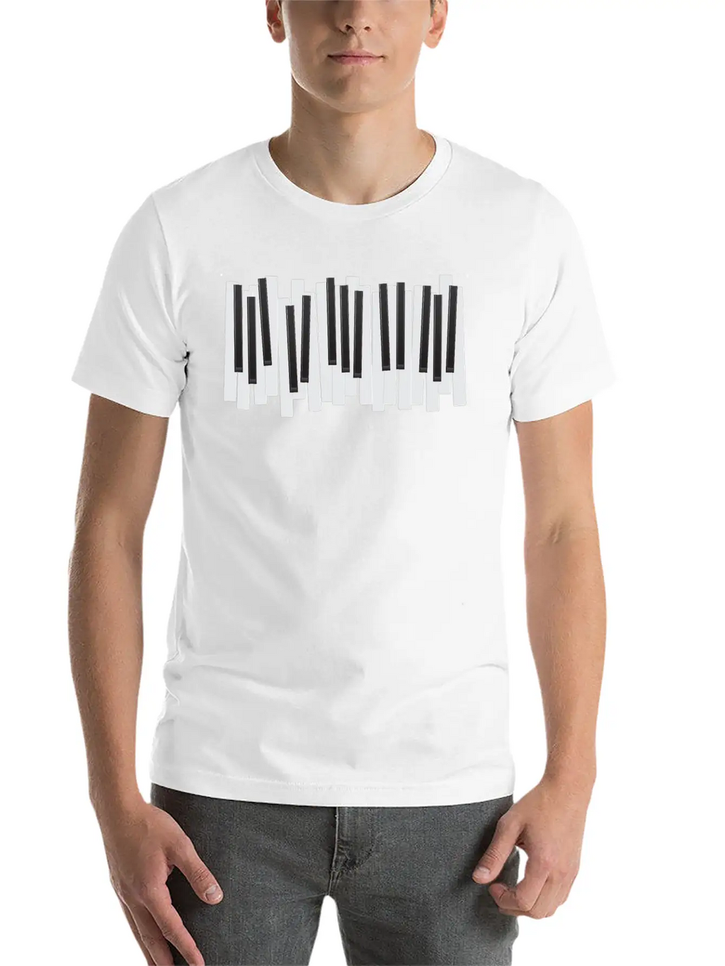 Pianist - Piano Keys Unisex Casual T-Shirt – Clean Design For Daily Comfort