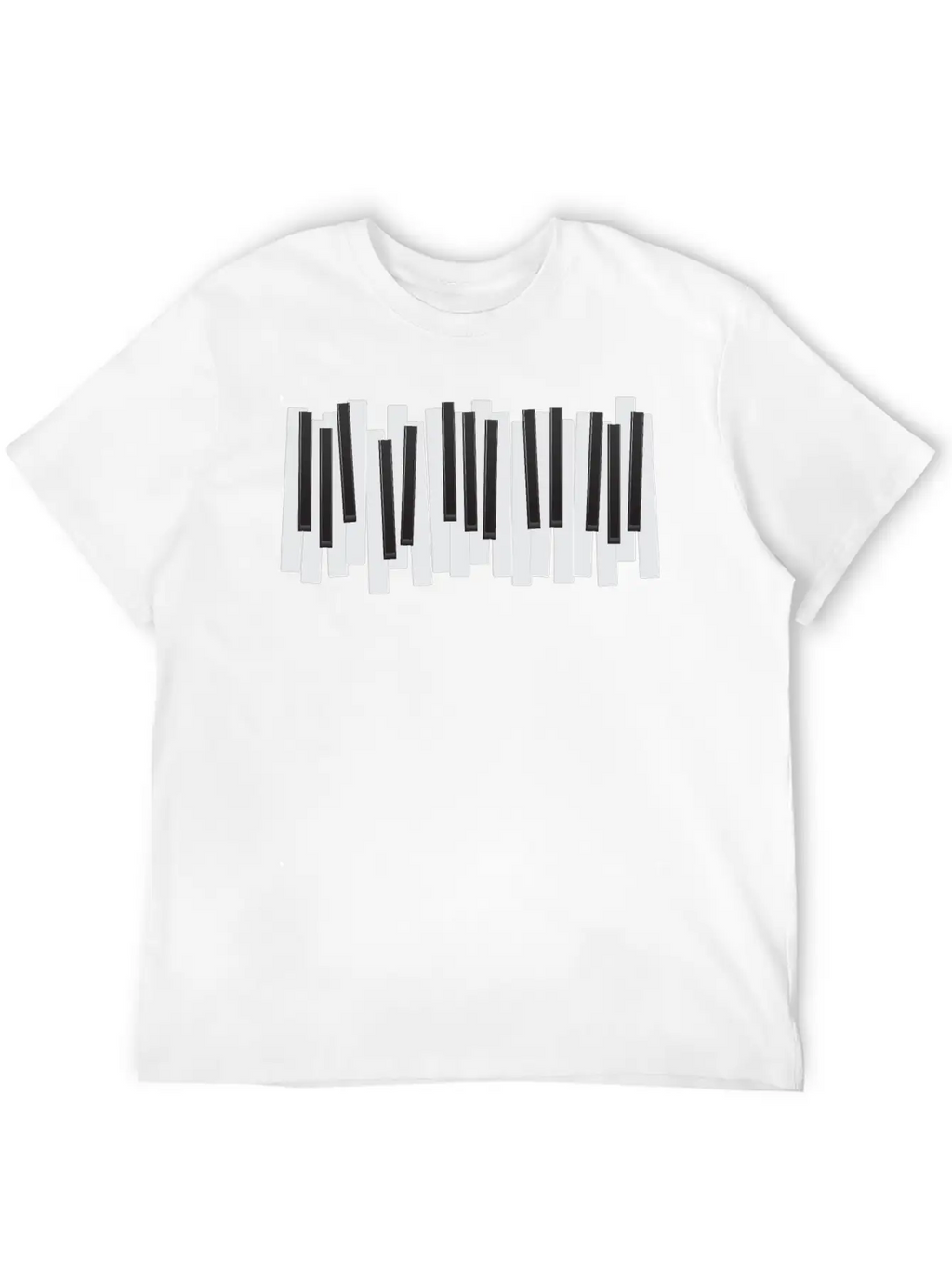 Pianist - Piano Keys Unisex Casual T-Shirt – Clean Design For Daily Comfort