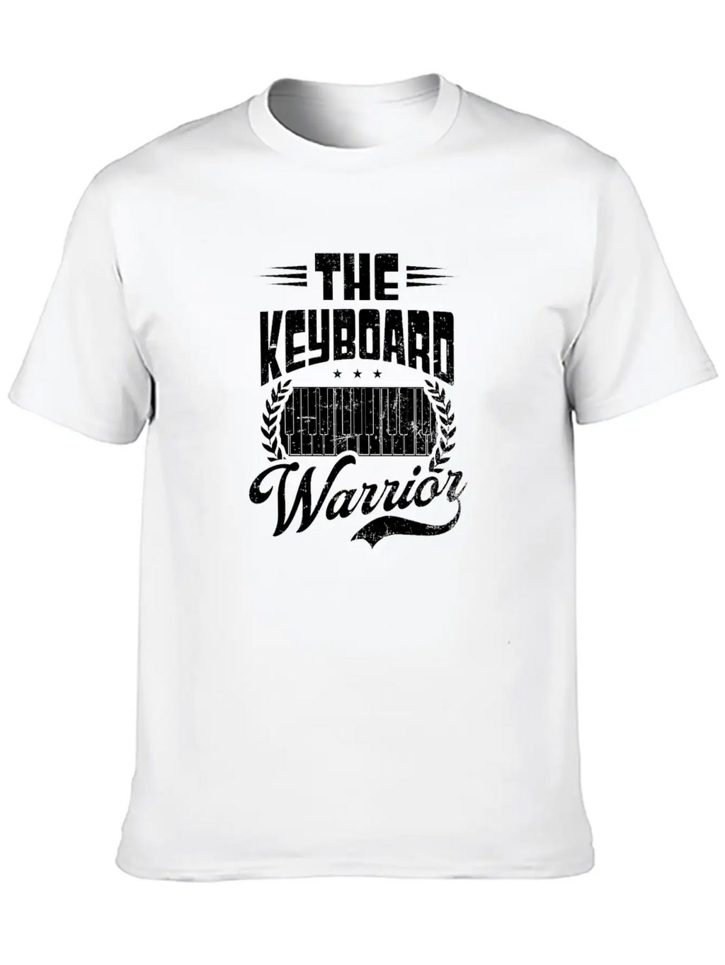 Pianist The Keyboard Warrior Unisex Casual T-Shirt – Clean Design For Daily Comfort