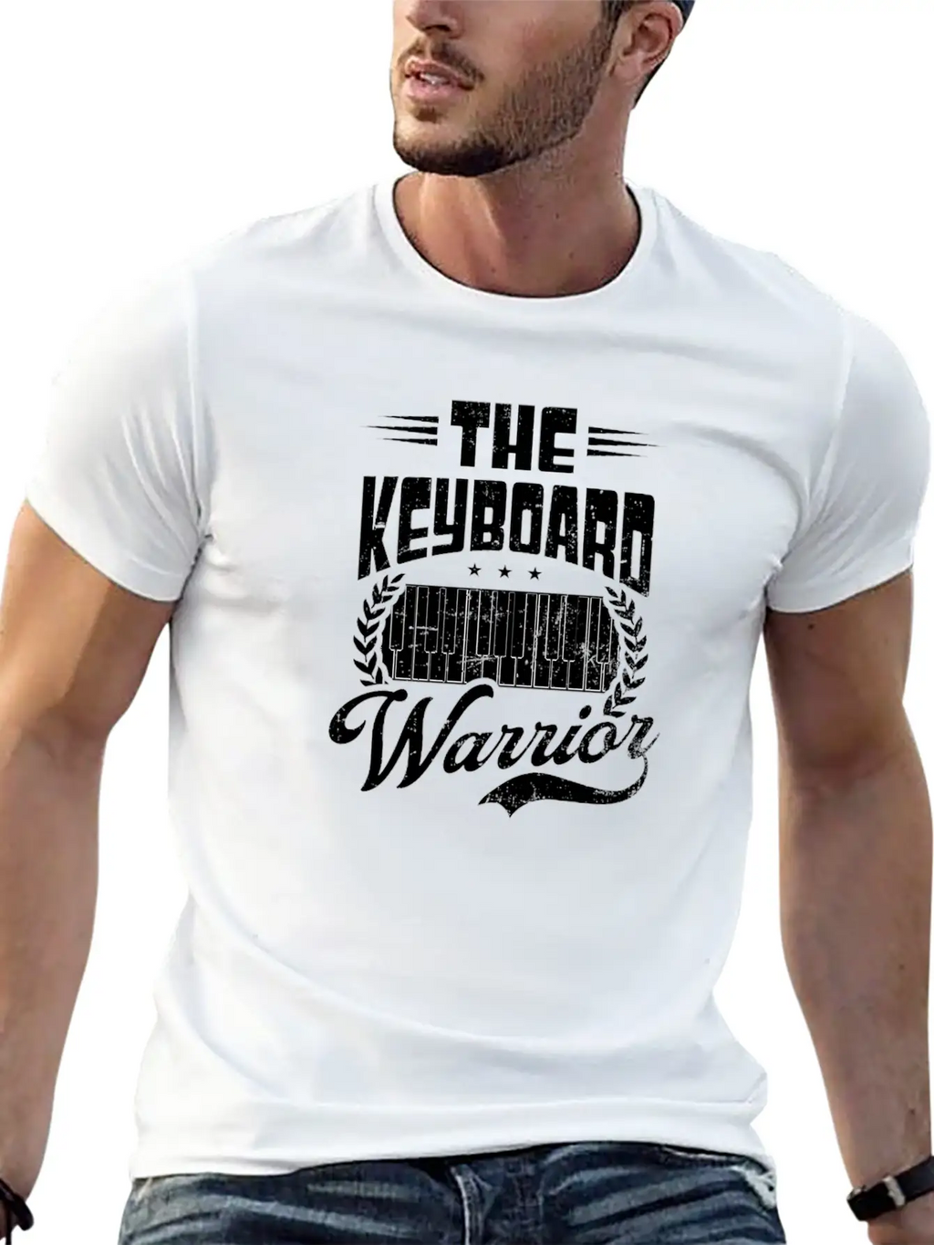Pianist The Keyboard Warrior Unisex Casual T-Shirt – Clean Design For Daily Comfort