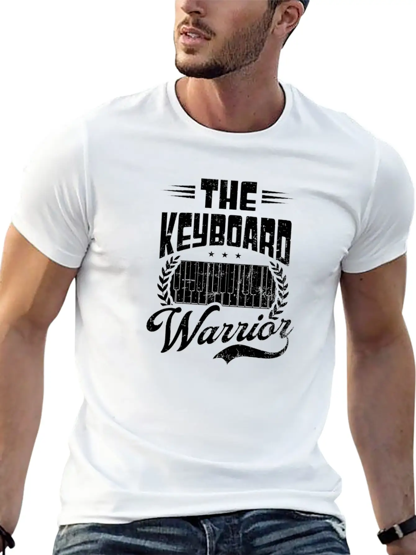 Pianist The Keyboard Warrior Unisex Casual T-Shirt – Clean Design For Daily Comfort