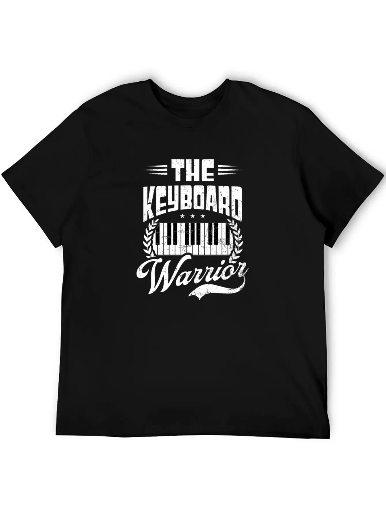 Pianist The Keyboard Warrior Unisex Casual T-Shirt – Clean Design For Daily Comfort