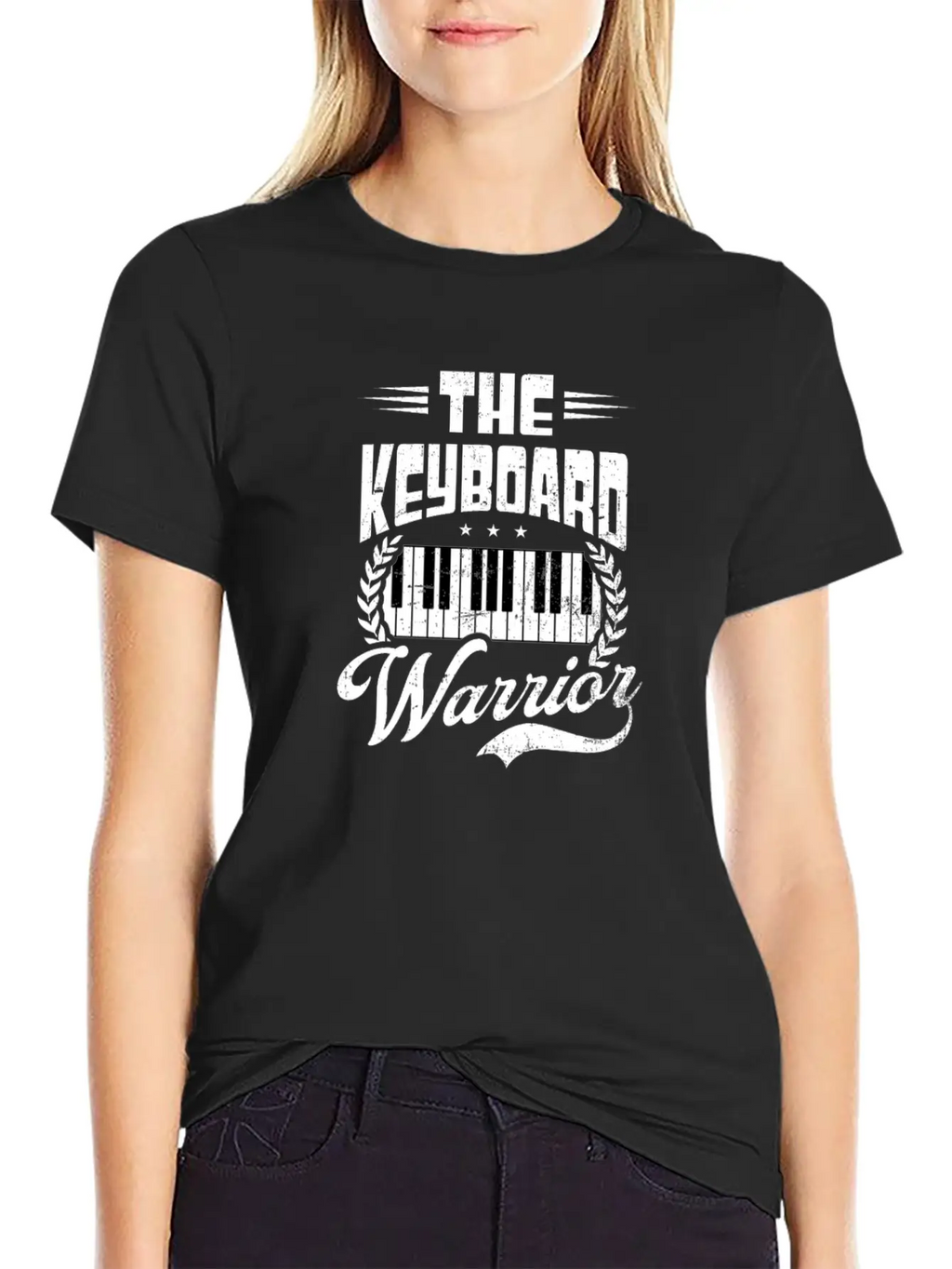 Pianist The Keyboard Warrior Unisex Casual T-Shirt – Clean Design For Daily Comfort