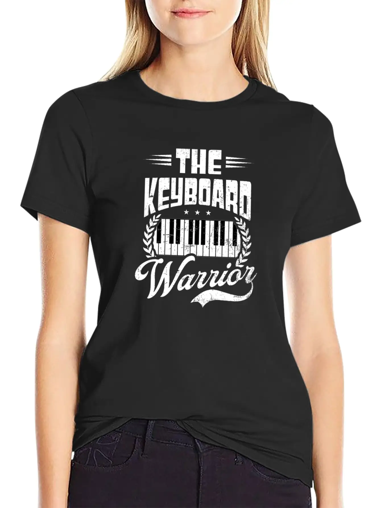 Pianist The Keyboard Warrior Unisex Casual T-Shirt – Clean Design For Daily Comfort