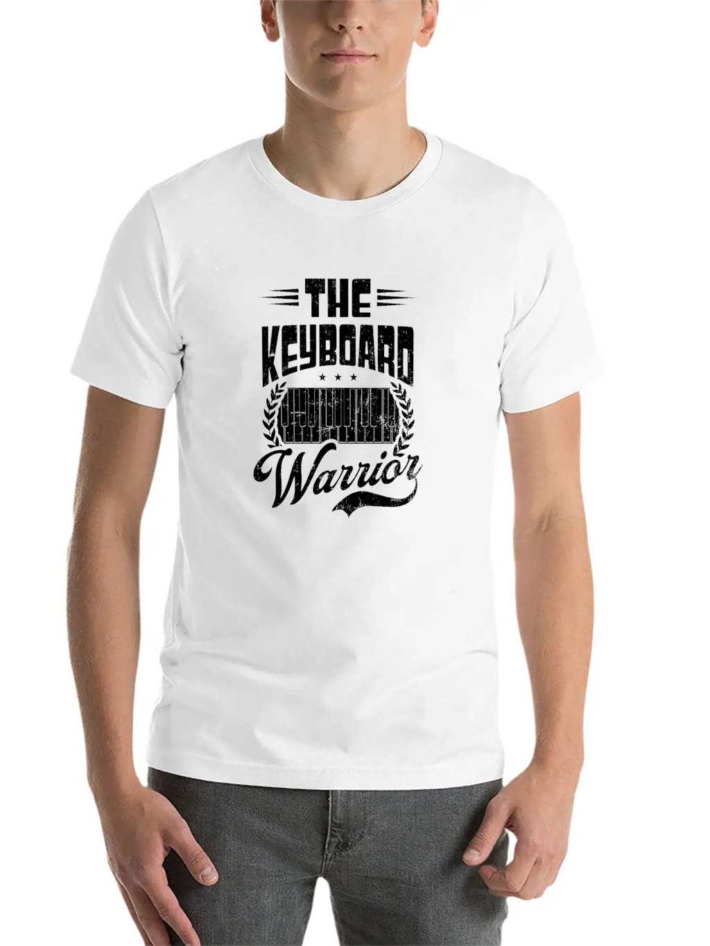 Pianist The Keyboard Warrior Unisex Casual T-Shirt – Clean Design For Daily Comfort