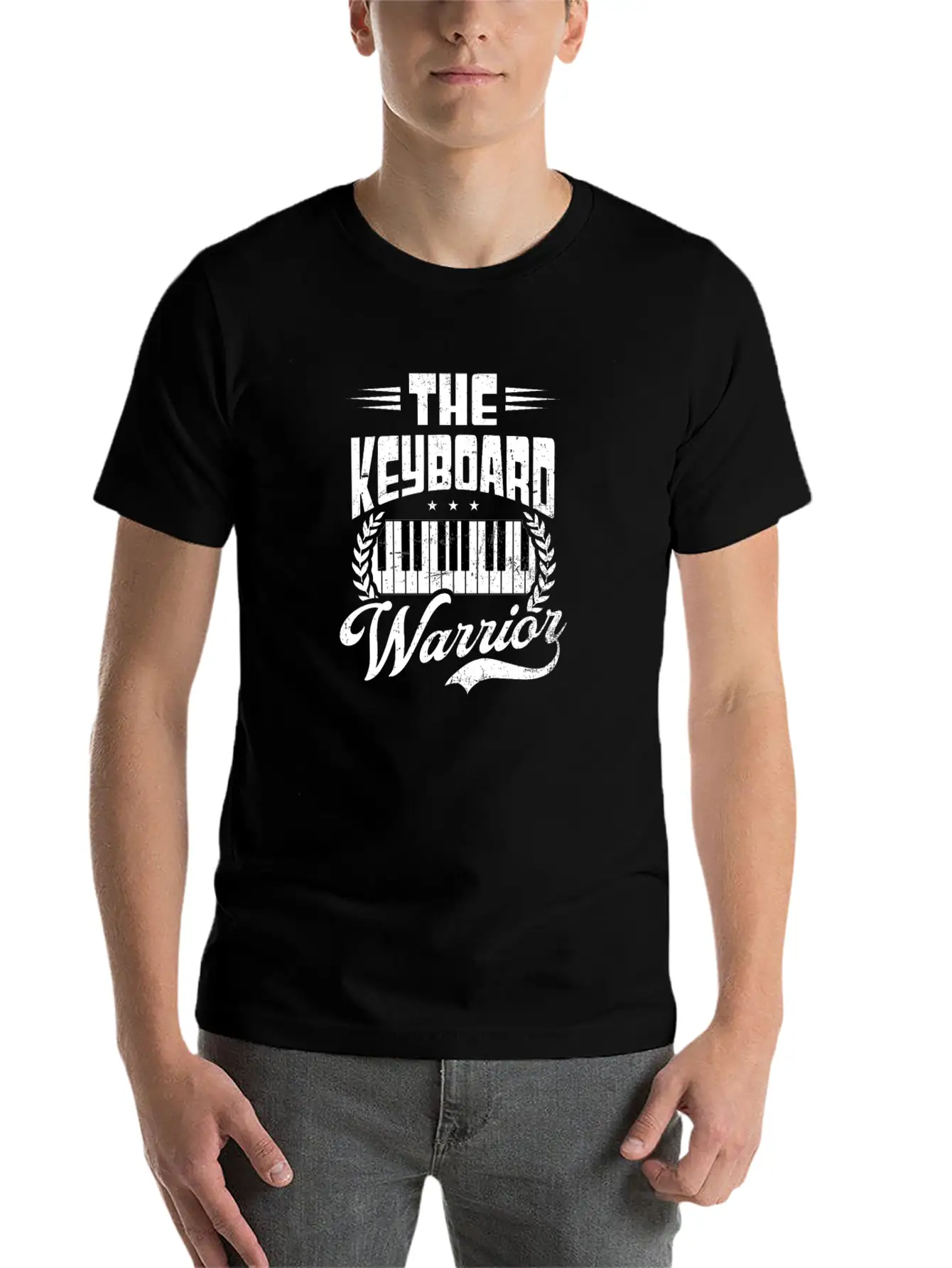 Pianist The Keyboard Warrior Unisex Casual T-Shirt – Clean Design For Daily Comfort