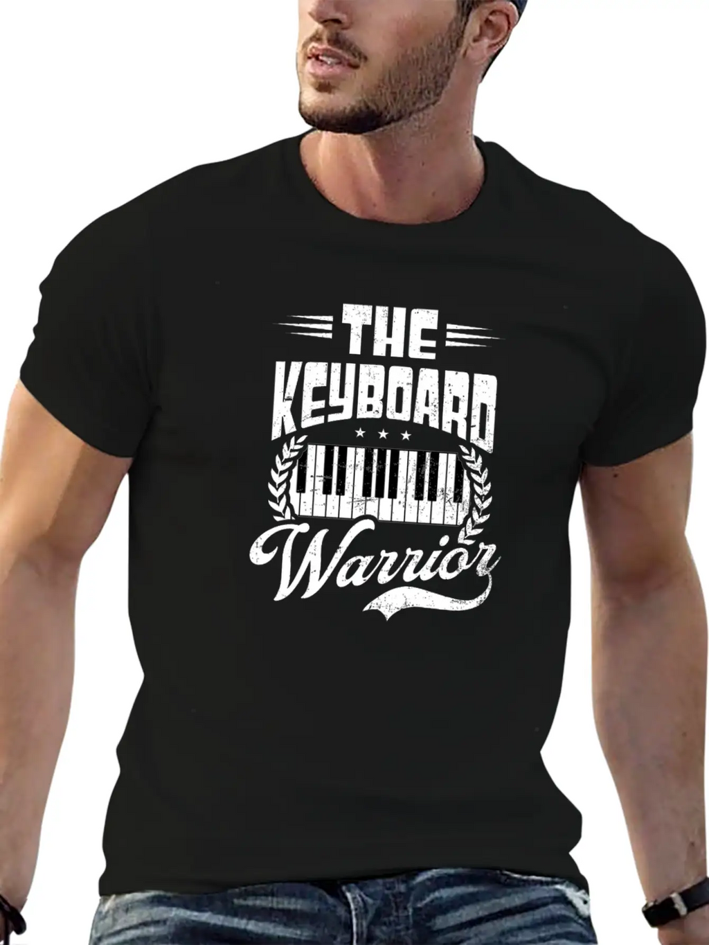 Pianist The Keyboard Warrior Unisex Casual T-Shirt – Clean Design For Daily Comfort