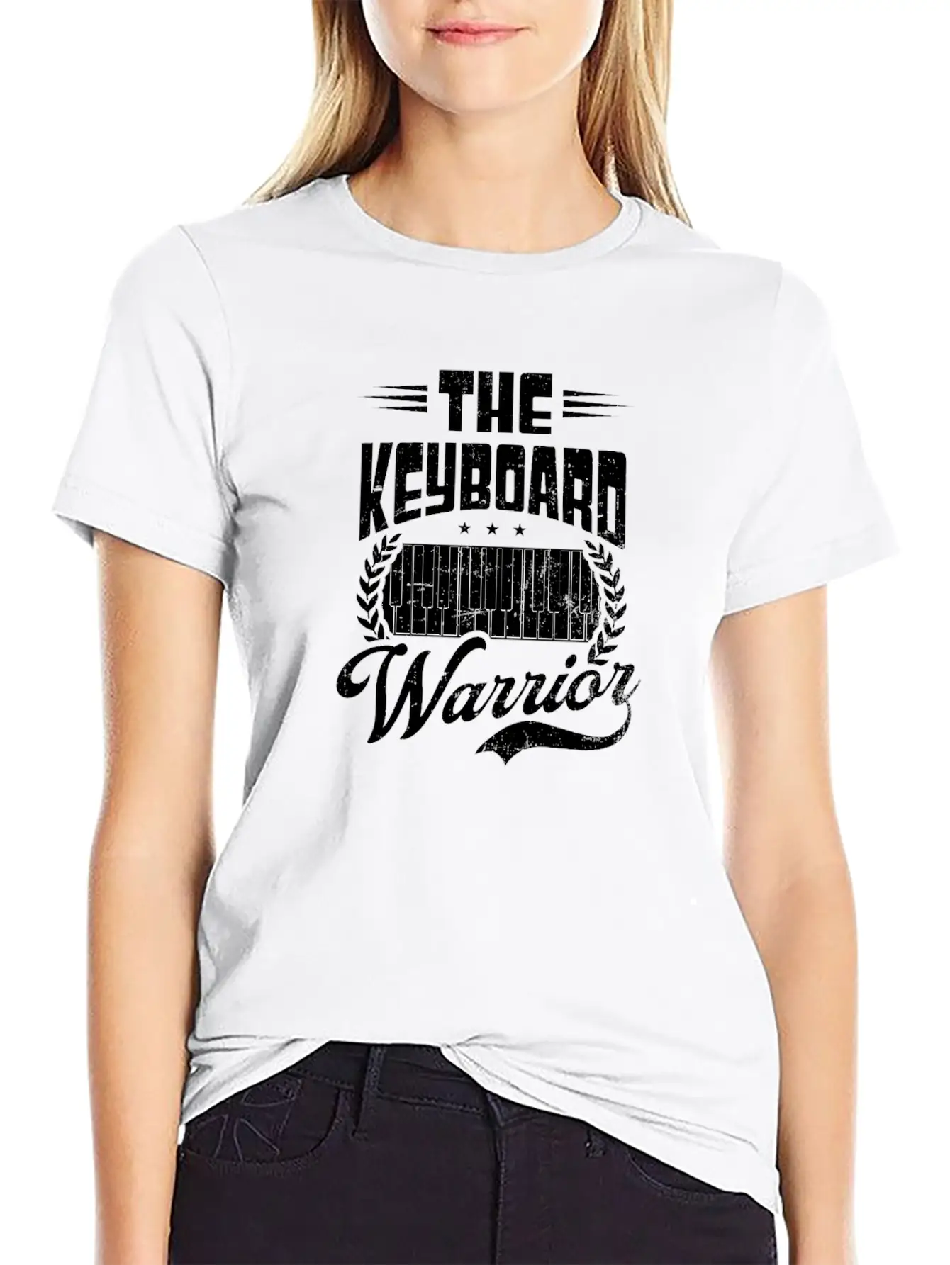 Pianist The Keyboard Warrior Unisex Casual T-Shirt – Clean Design For Daily Comfort