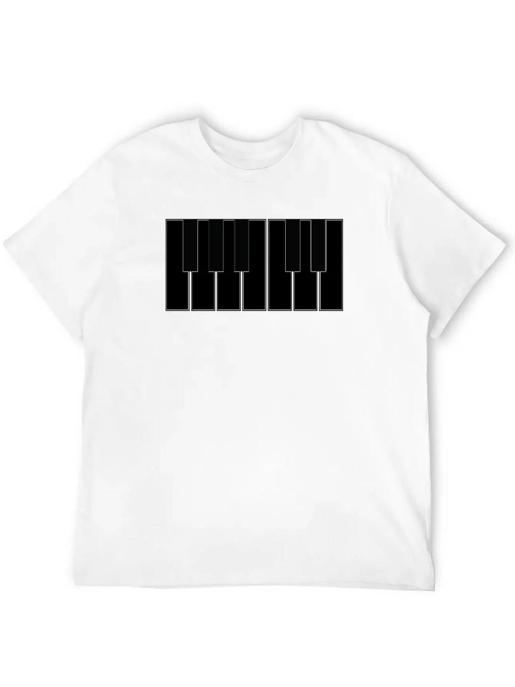 Piano Breathable Soft Cotton T-Shirt – Timeless Casual Look