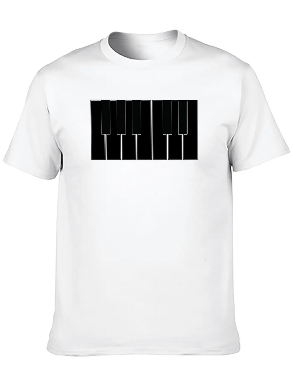 Piano Breathable Soft Cotton T-Shirt – Timeless Casual Look