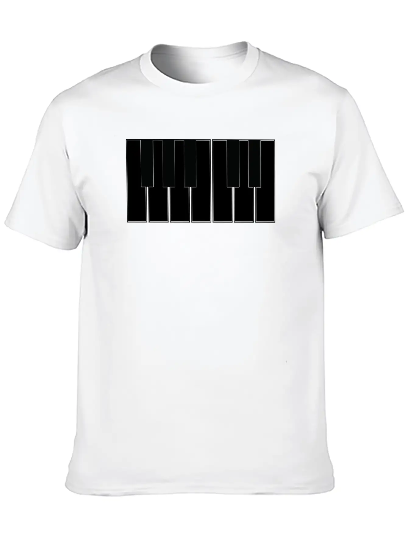 Piano Breathable Soft Cotton T-Shirt – Timeless Casual Look
