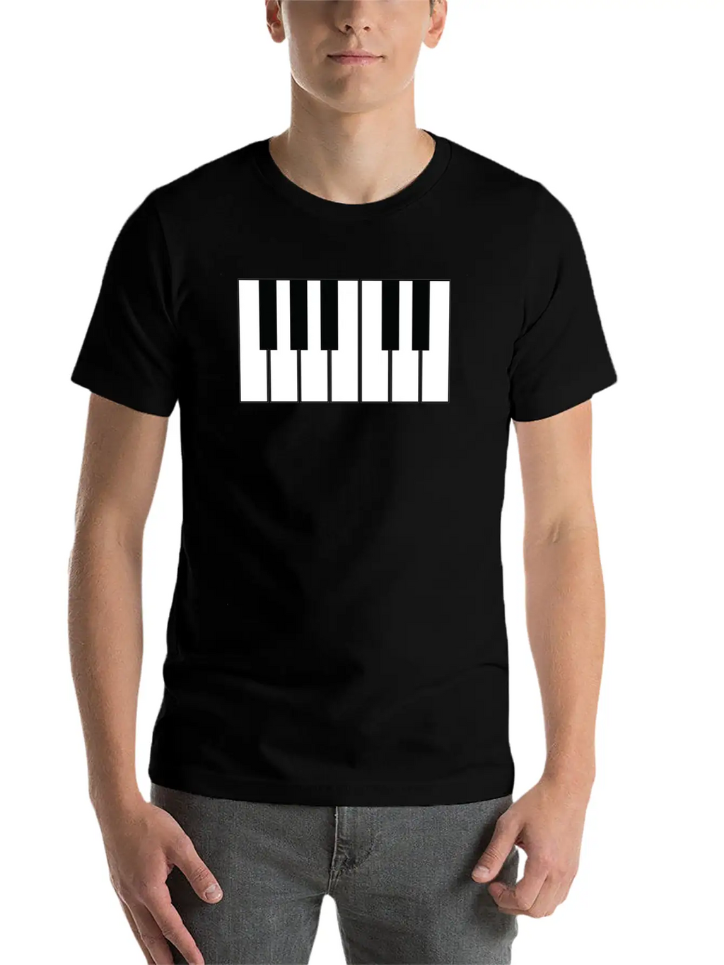 Piano Breathable Soft Cotton T-Shirt – Timeless Casual Look