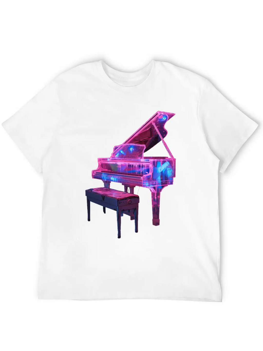 Piano Classic Fit Graphic Tee For Daily Comfort – Unisex Cotton Shirt