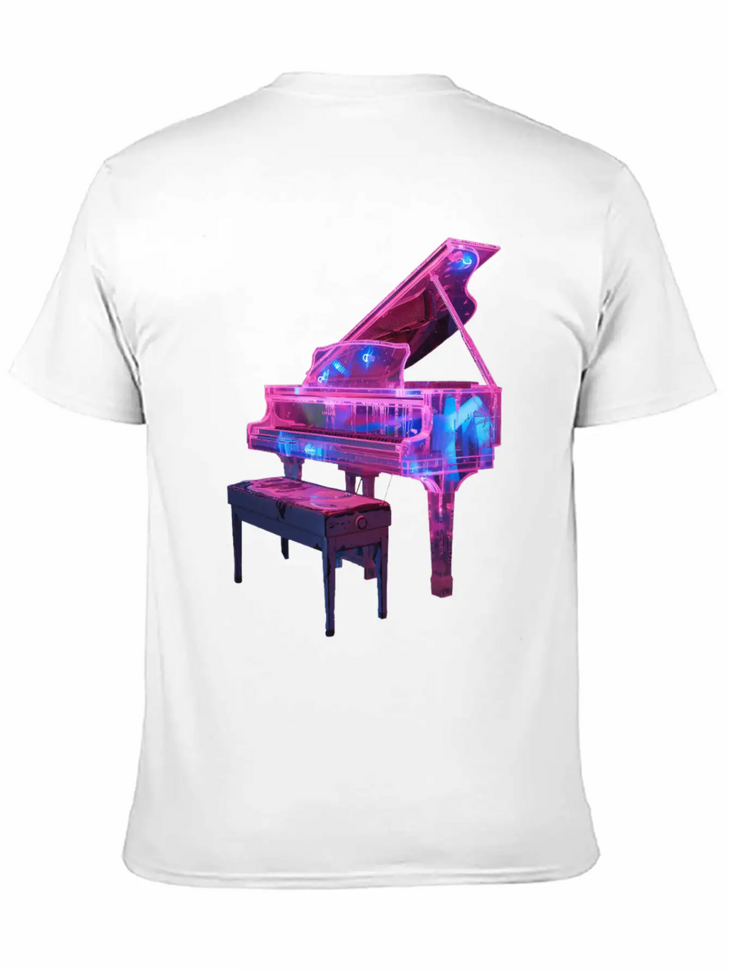 Piano Classic Fit Graphic Tee For Daily Comfort – Unisex Cotton Shirt