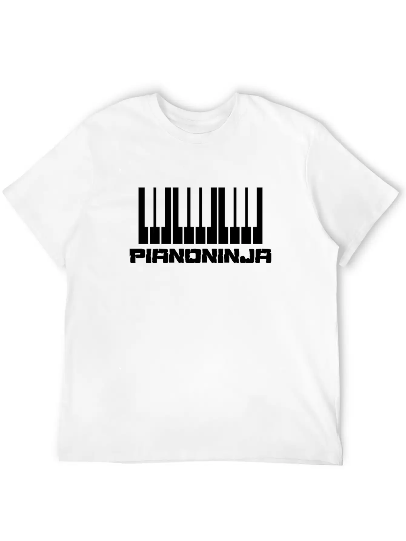 Piano Ninja Unisex Casual T-Shirt – Clean Design For Daily Comfort