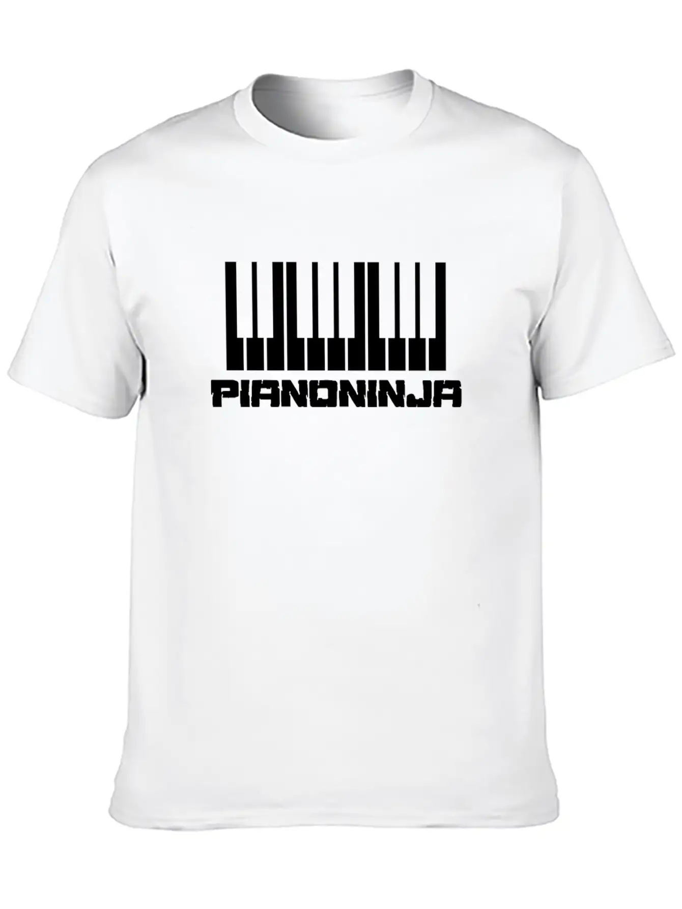 Piano Ninja Unisex Casual T-Shirt – Clean Design For Daily Comfort