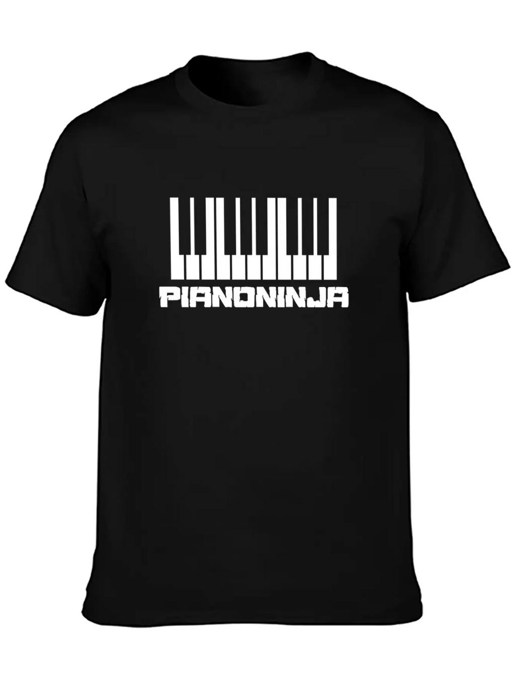 Piano Ninja Unisex Casual T-Shirt – Clean Design For Daily Comfort