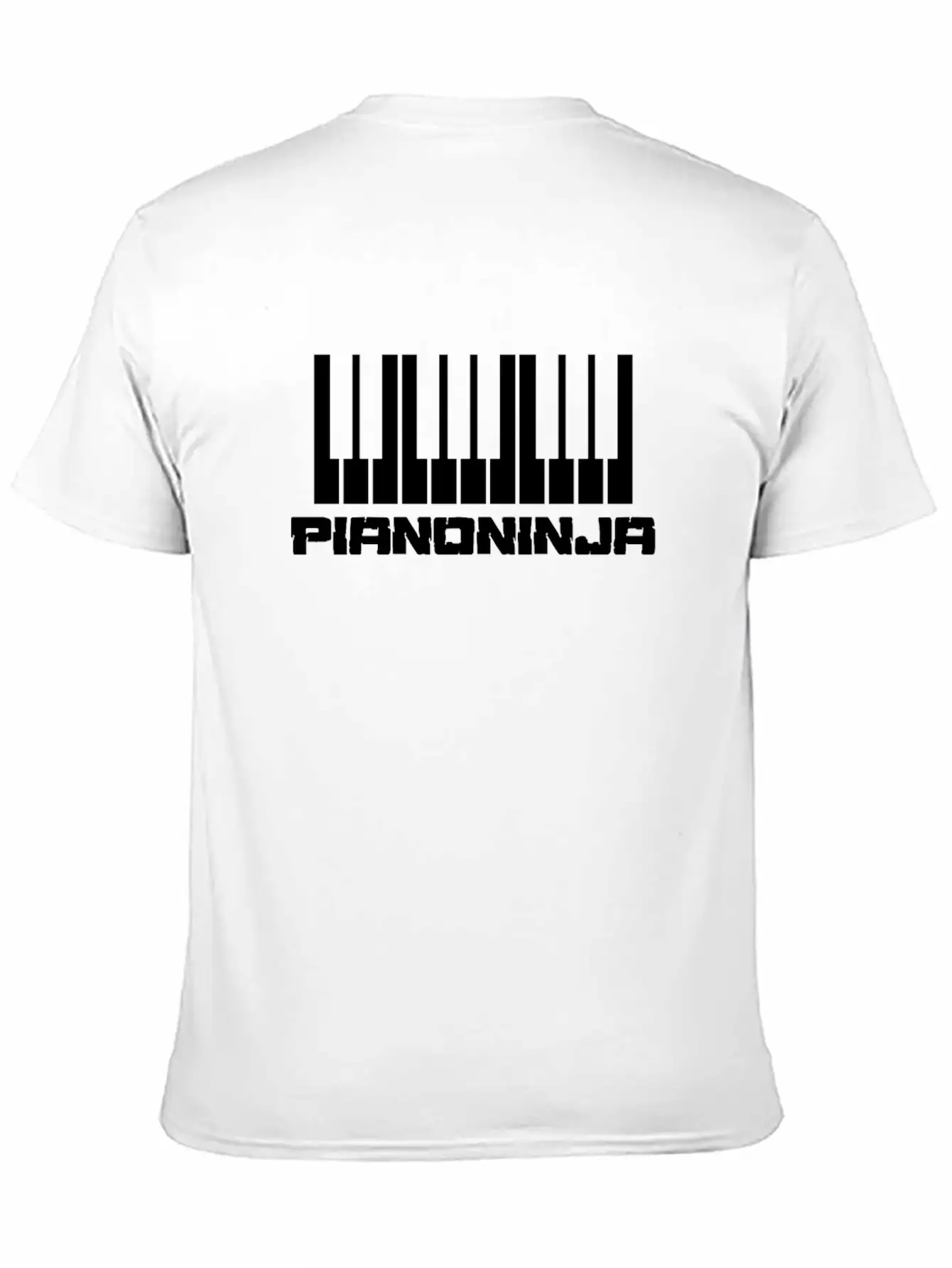 Piano Ninja Unisex Casual T-Shirt – Clean Design For Daily Comfort