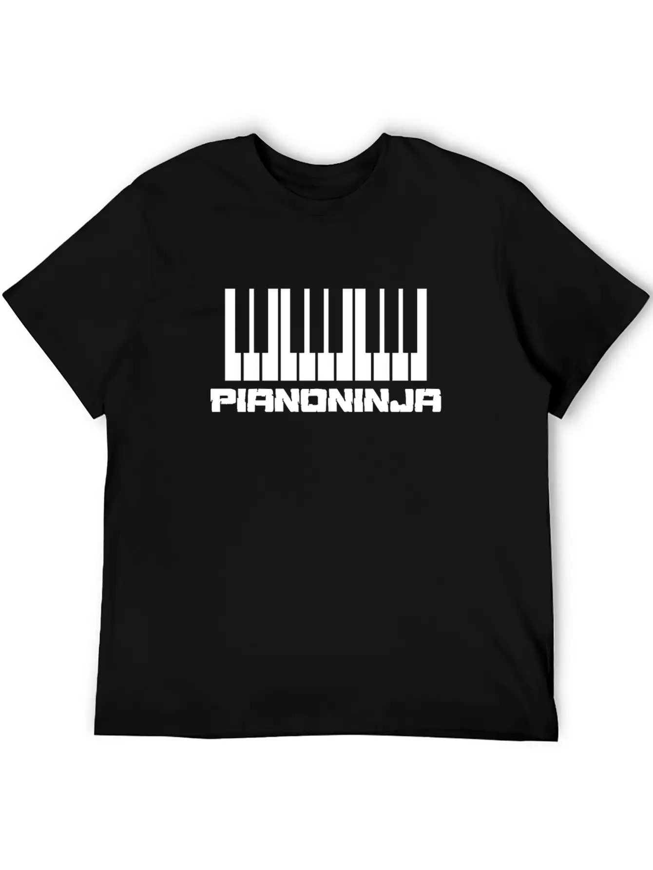 Piano Ninja Unisex Casual T-Shirt – Clean Design For Daily Comfort