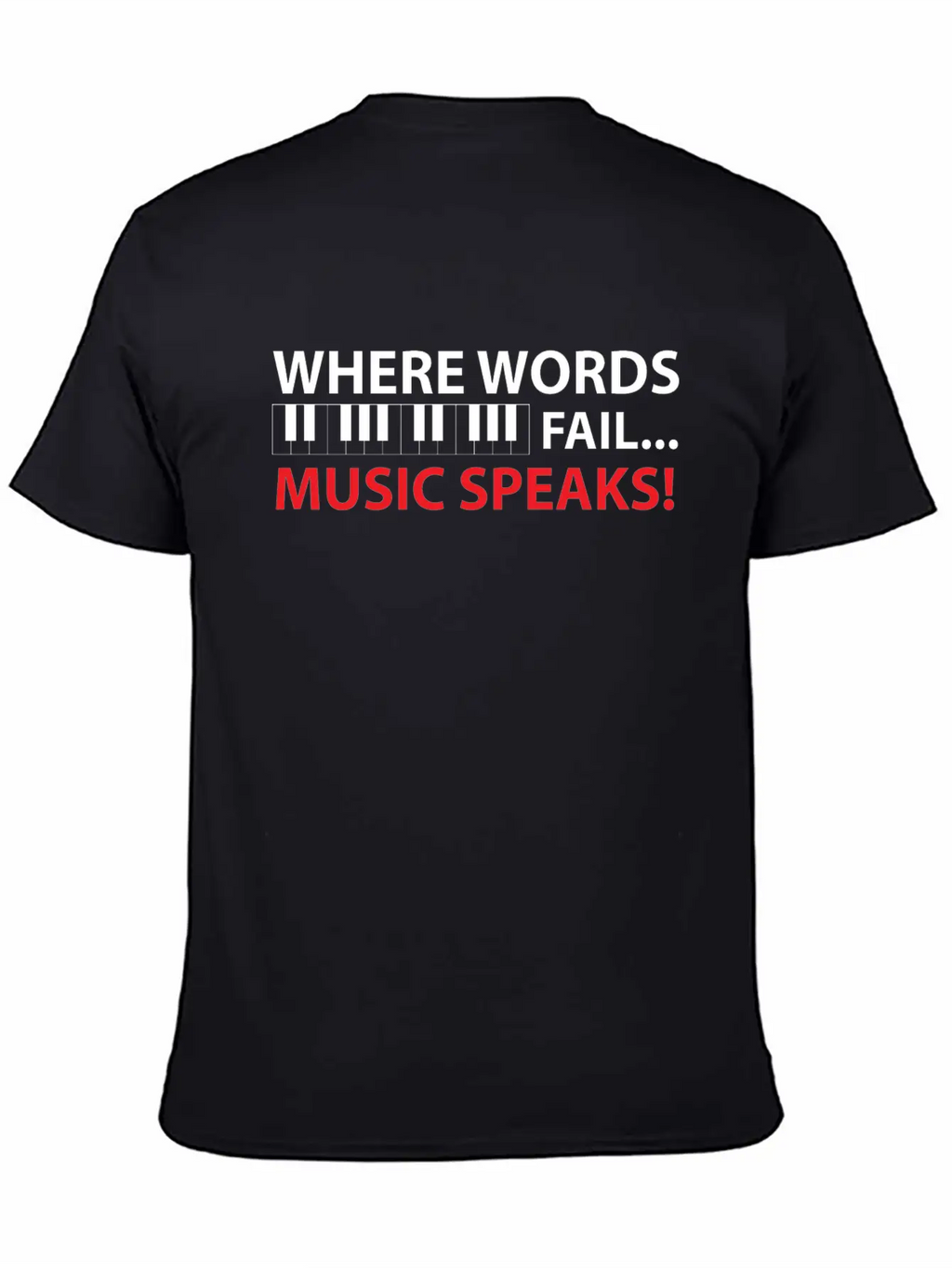 Piano Piano Pianist Music Gift Casual Graphic T-Shirt – Simple And Comfortable Daily Wear