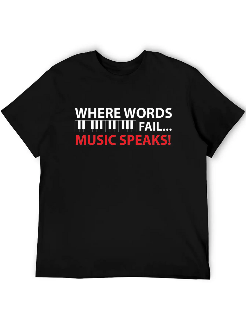 Piano Piano Pianist Music Gift Casual Graphic T-Shirt – Simple And Comfortable Daily Wear